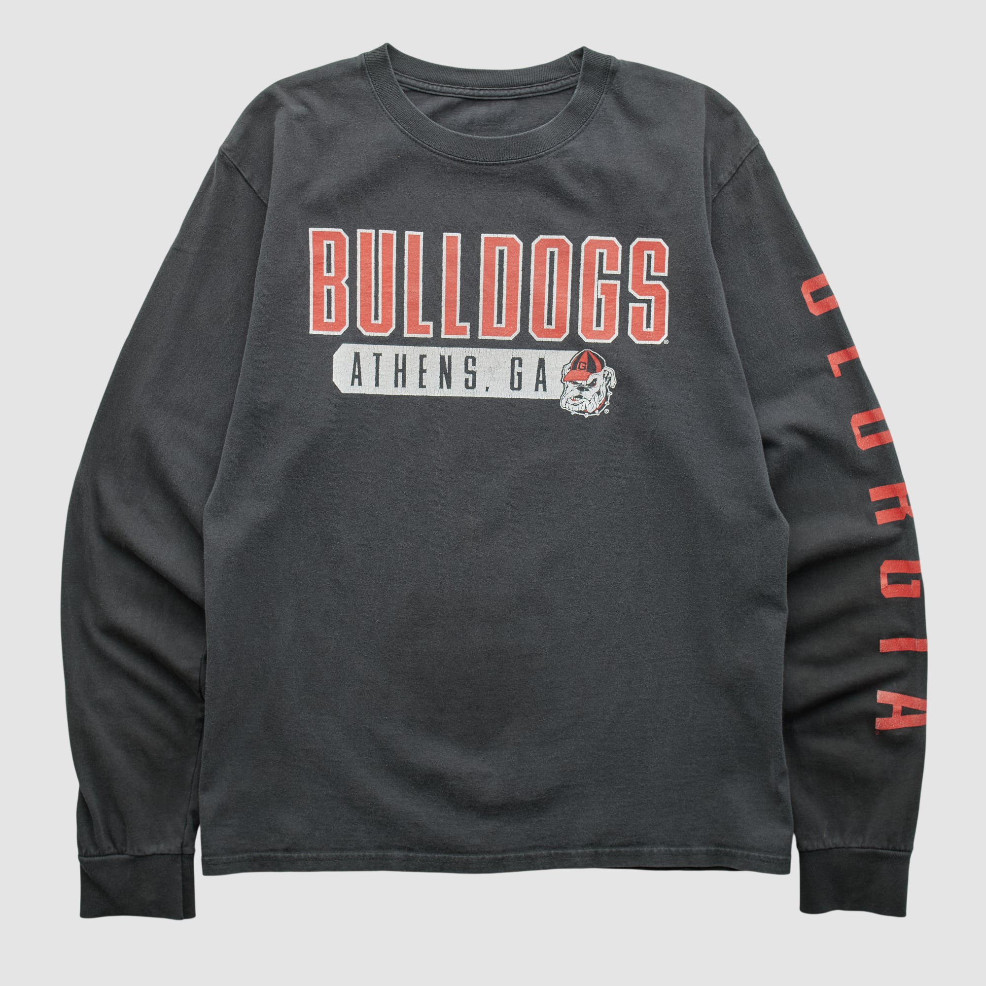 Georgia Bulldogs Russell 2000s Long Sleeve T-shirt - Black - S