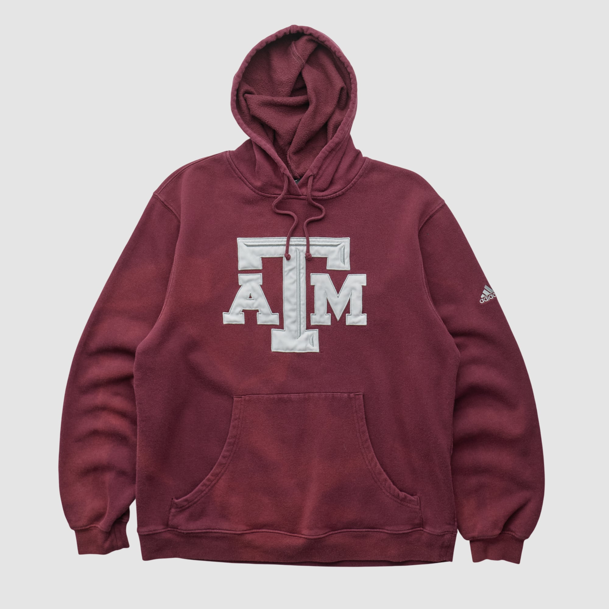 Texas A&M Aggies Adidas 2000s Hooded Pullover Sweatshirt - Maroon - S