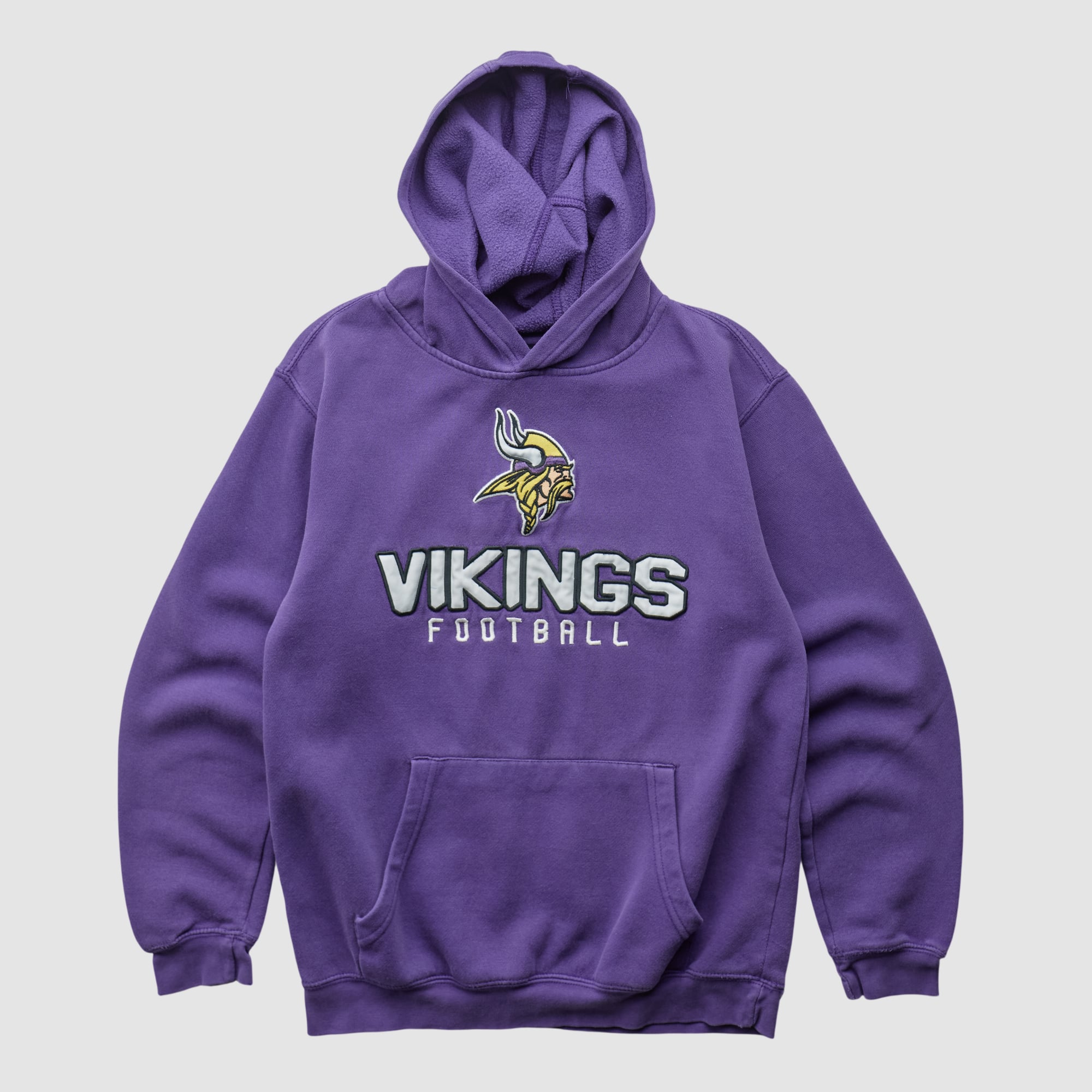 Minnesota Vikings 2000s Hooded Pullover Sweatshirt - Purple - XS