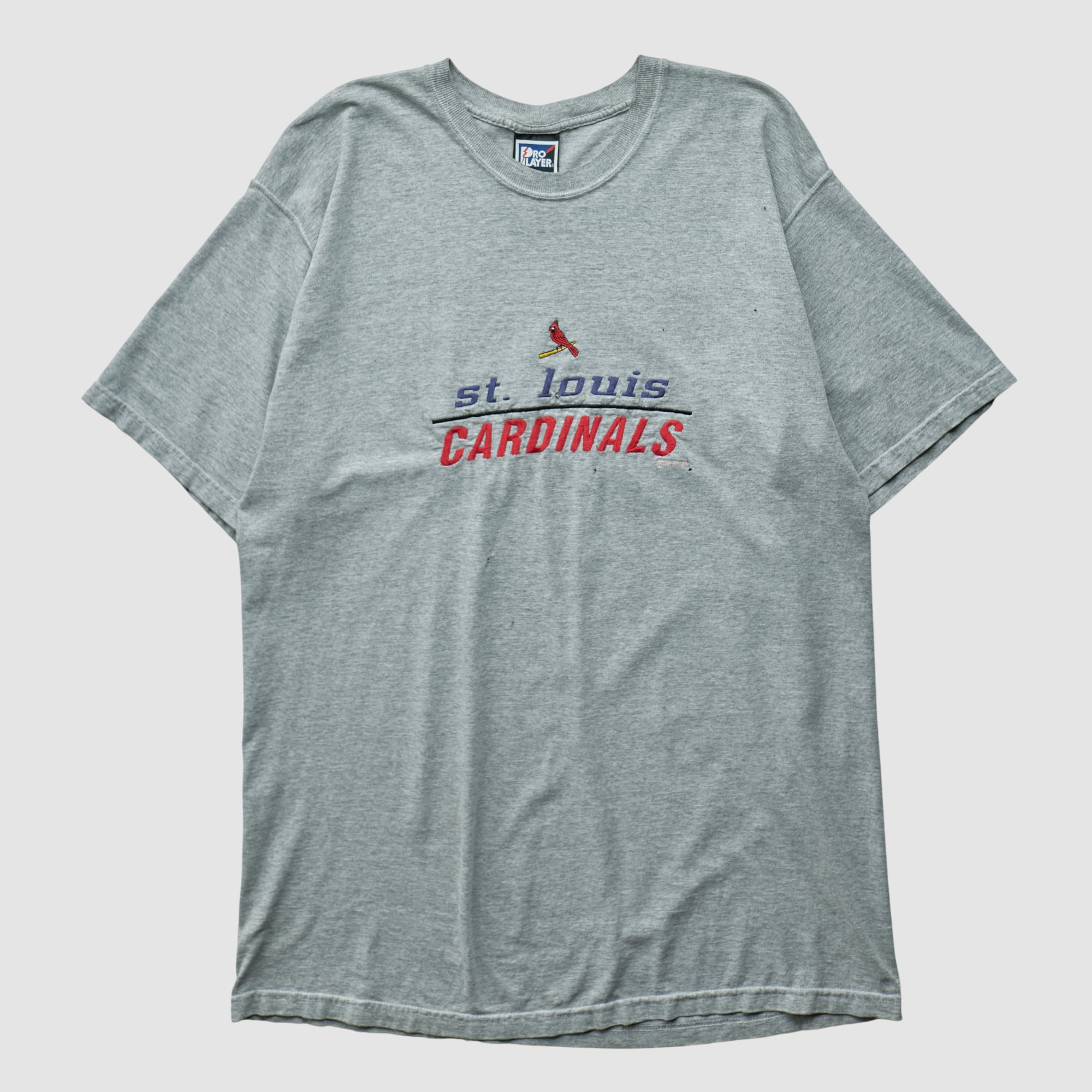 St. Louis Cardinals Pro Player 90s T-shirt - Heather Gray - XL