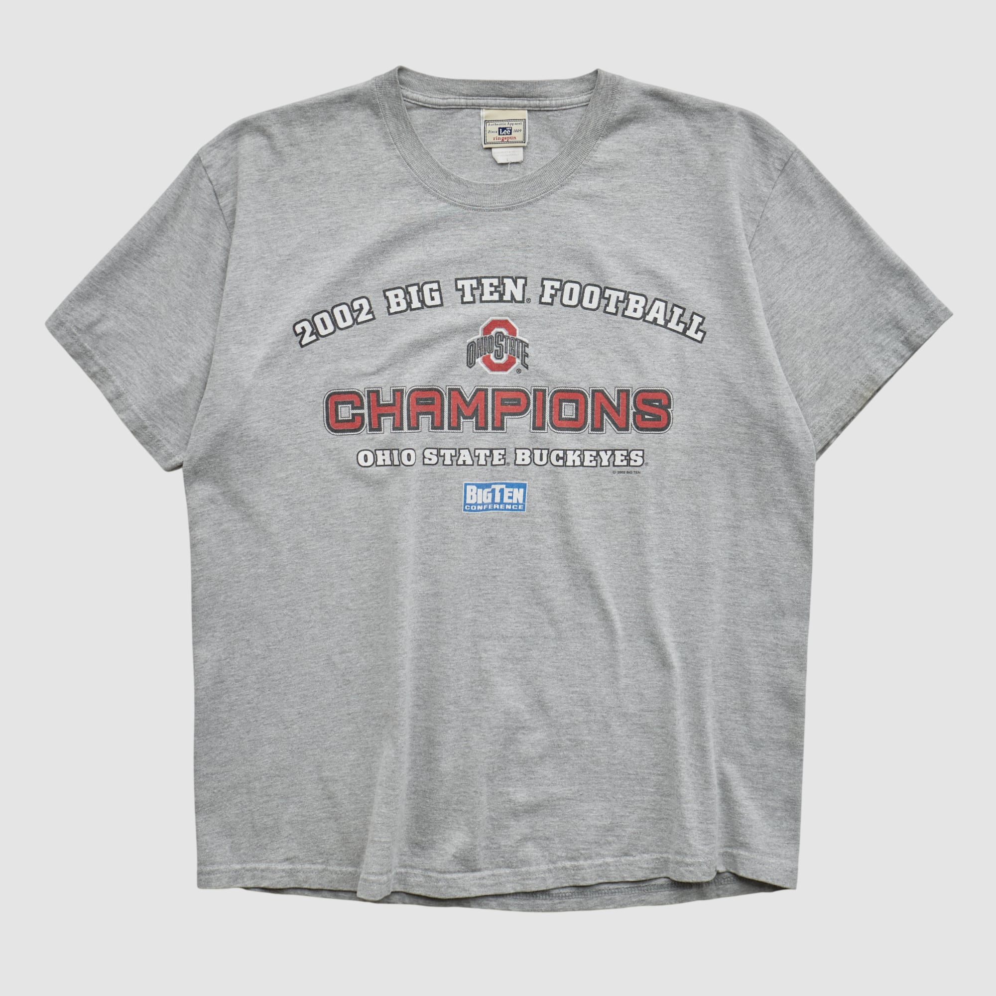 Ohio State Buckeyes Lee Sport 2002 T-shirt - Heather Gray - S