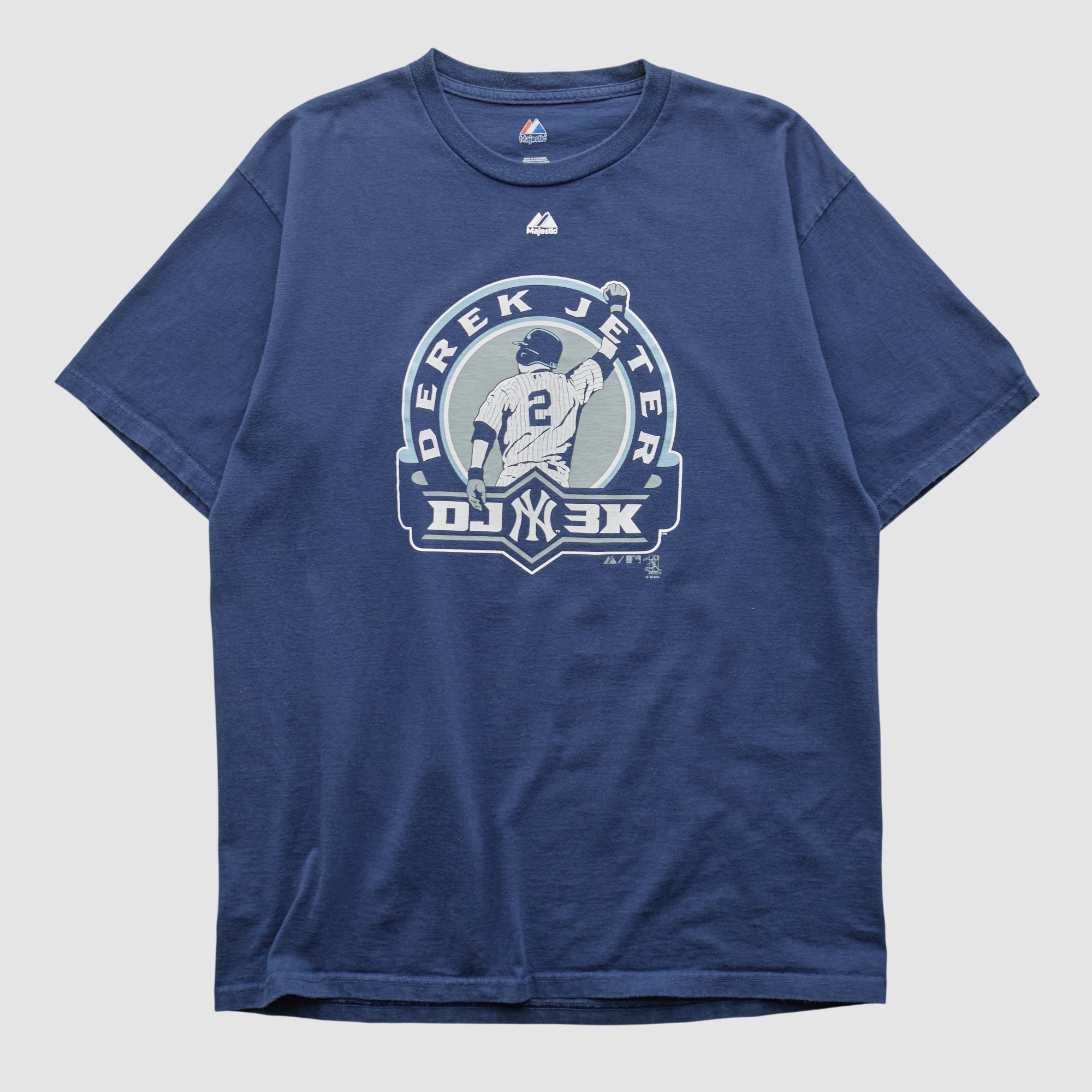 Derek Jeter Majestic 2000s T-shirt - Navy - M