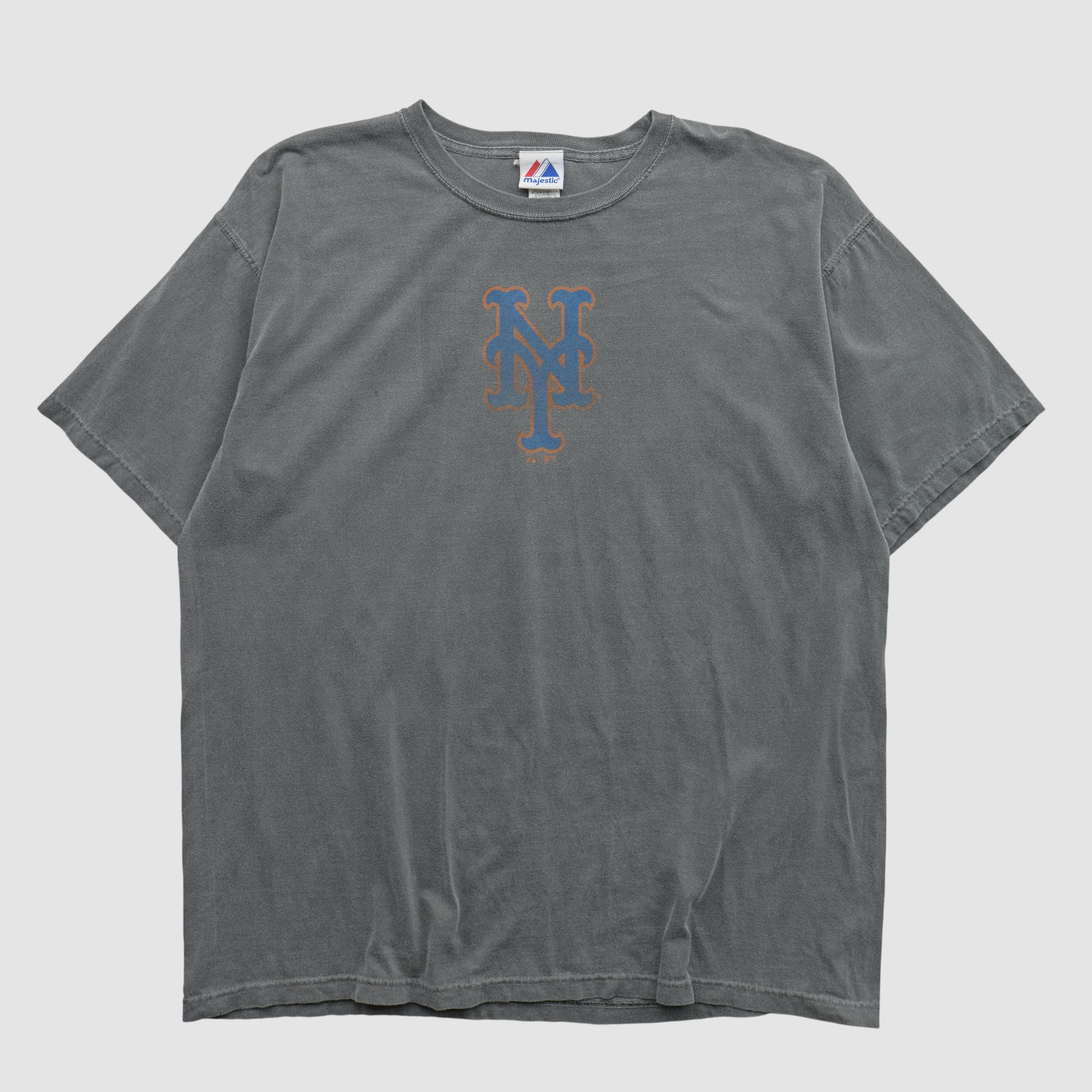 New York Mets Majestic 2000s T-shirt - Gray - 2XL