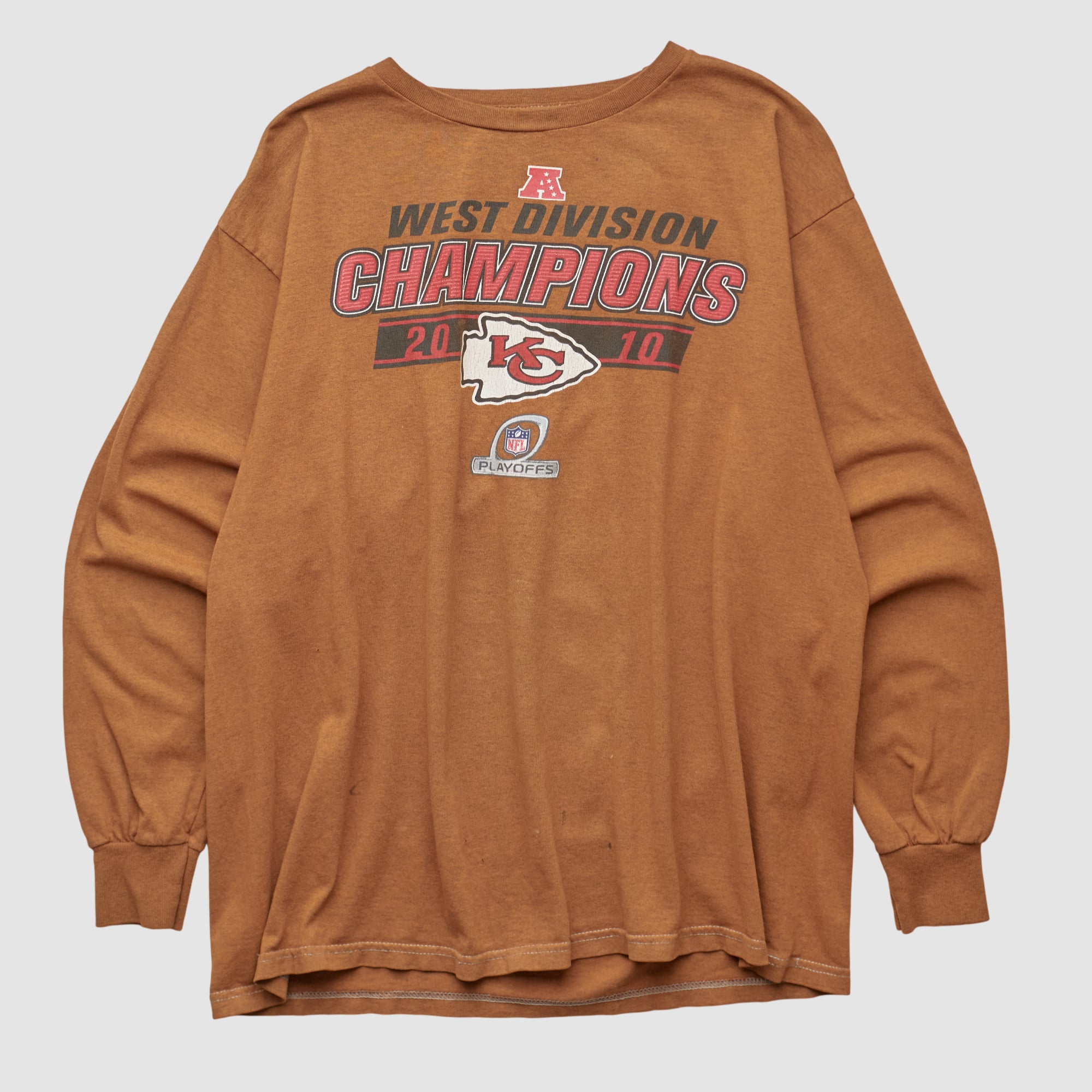 Kansas City Chiefs NFL 2010 Long Sleeve T-shirt - Clay - M