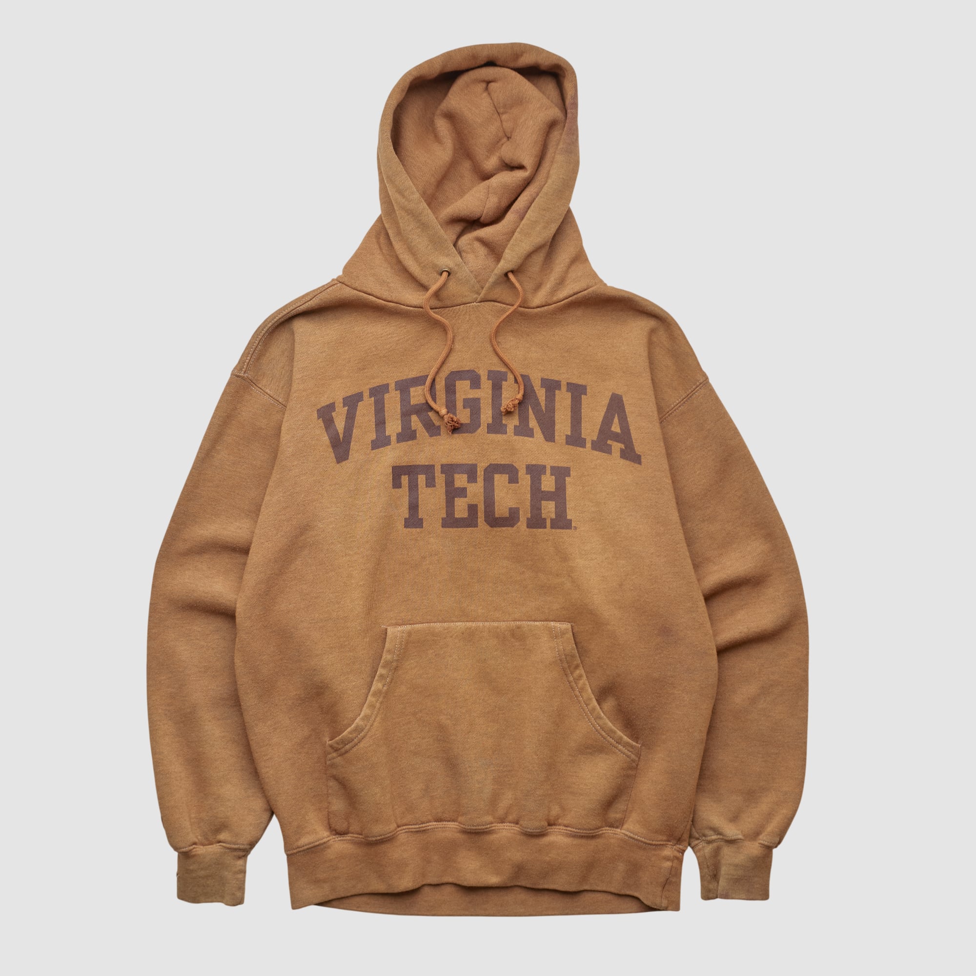 Virginia Tech Hokies Jansport 2000s Hooded Pullover Sweatshirt - Clay - XS