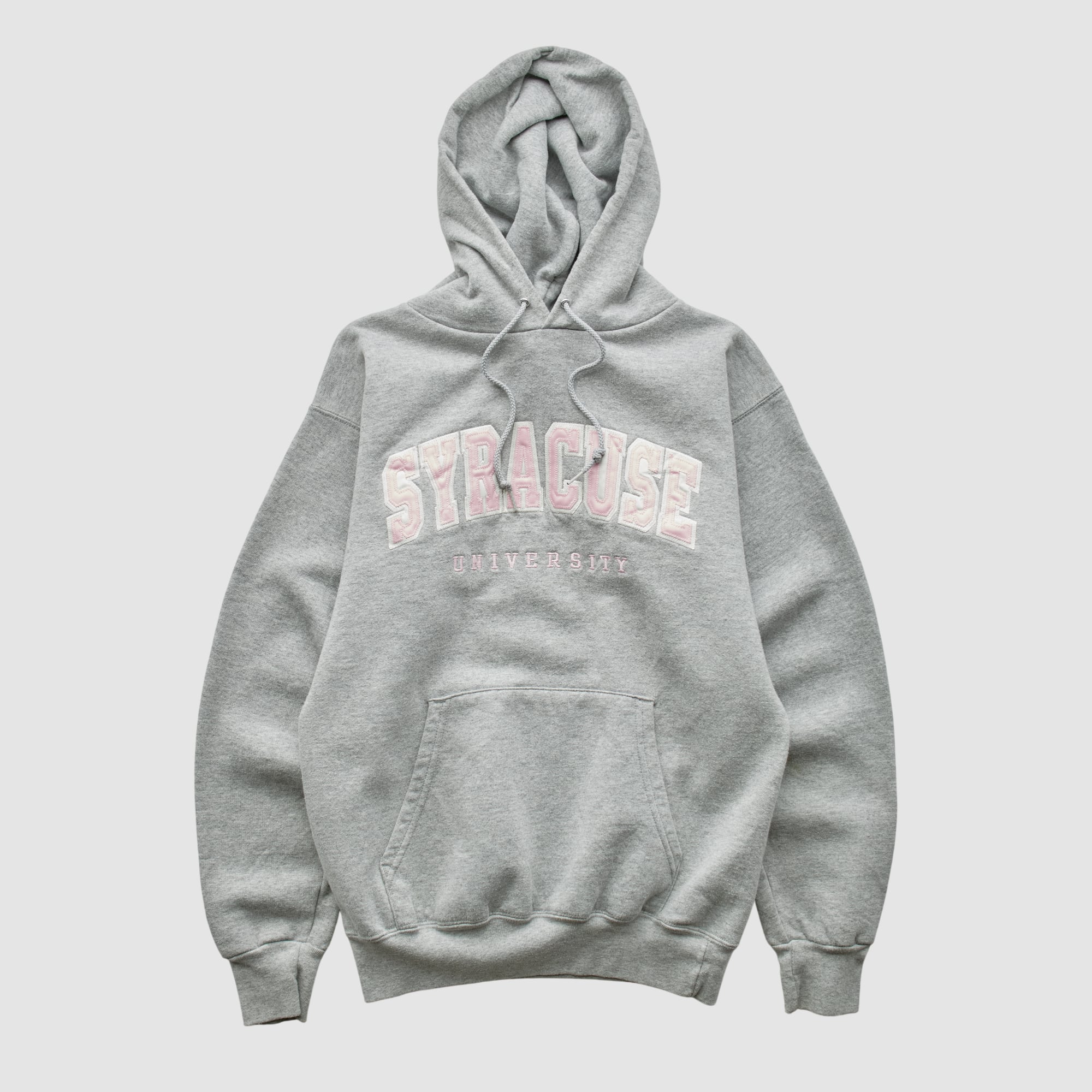 Syracuse Orange Champion 2000s Hooded Pullover Sweatshirt - Heather Gray - XS