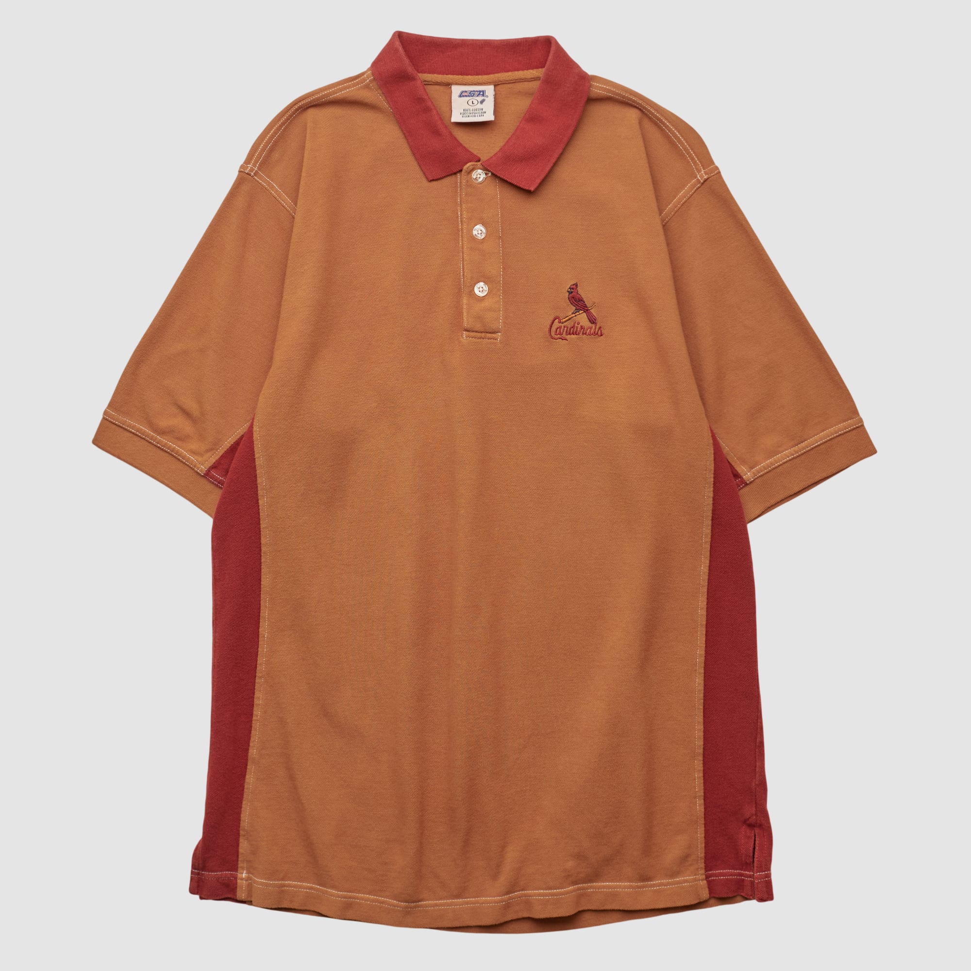 St. Louis Cardinals CSA 2000s Polo - Clay - M