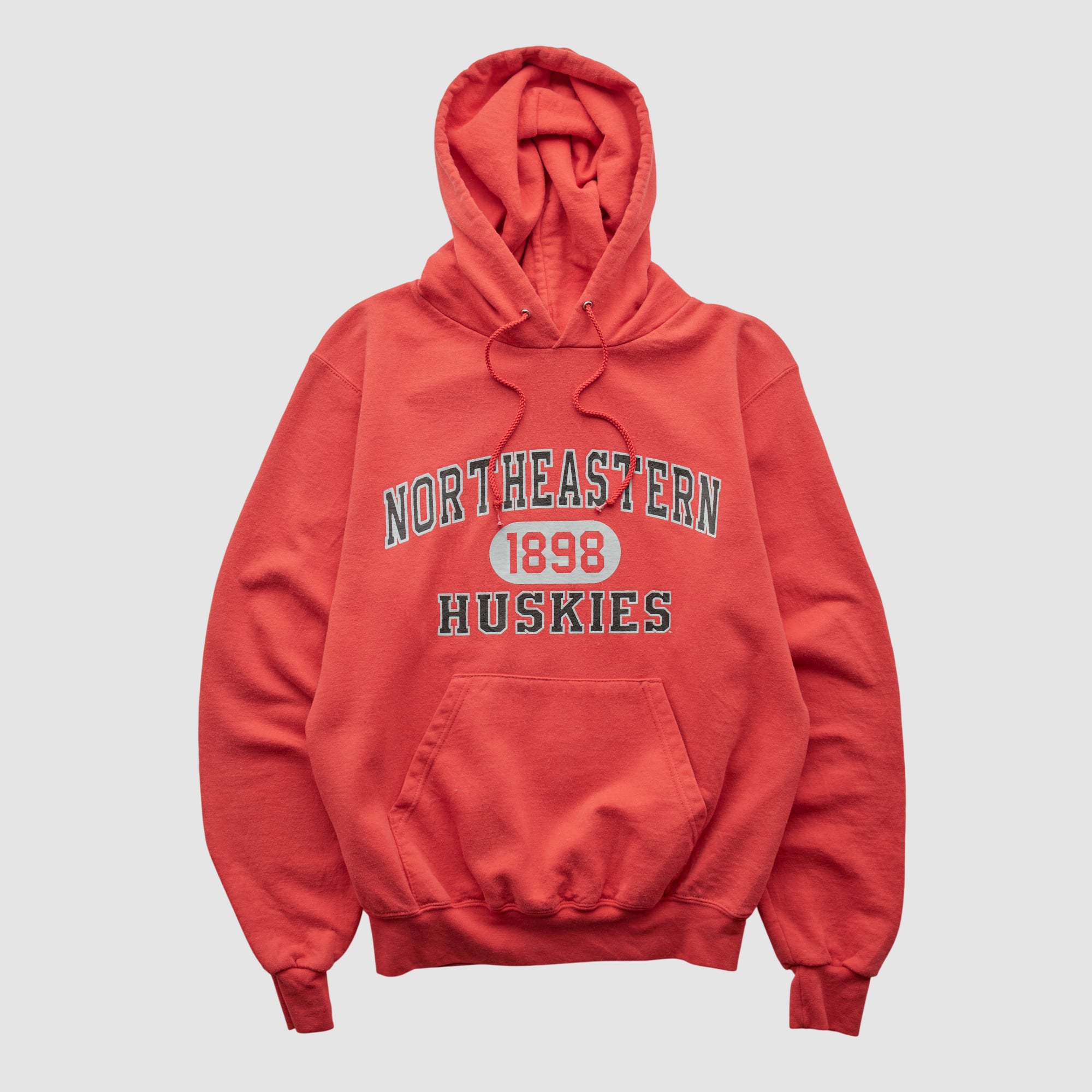 Northeastern Huskies Champion 2000s Hooded Pullover Sweatshirt - Red - XS
