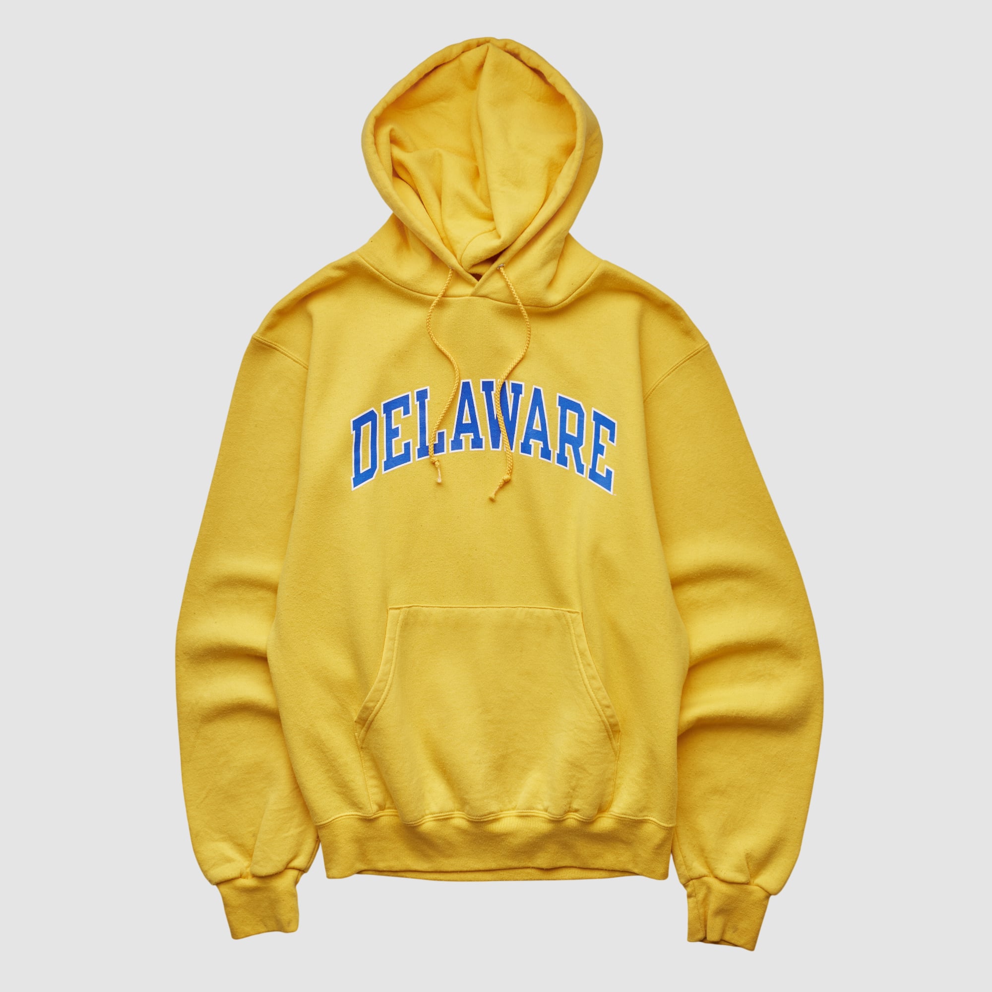 Delaware Fightin' Blue Hens Champion 2010s Hooded Pullover Sweatshirt - Yellow - XS