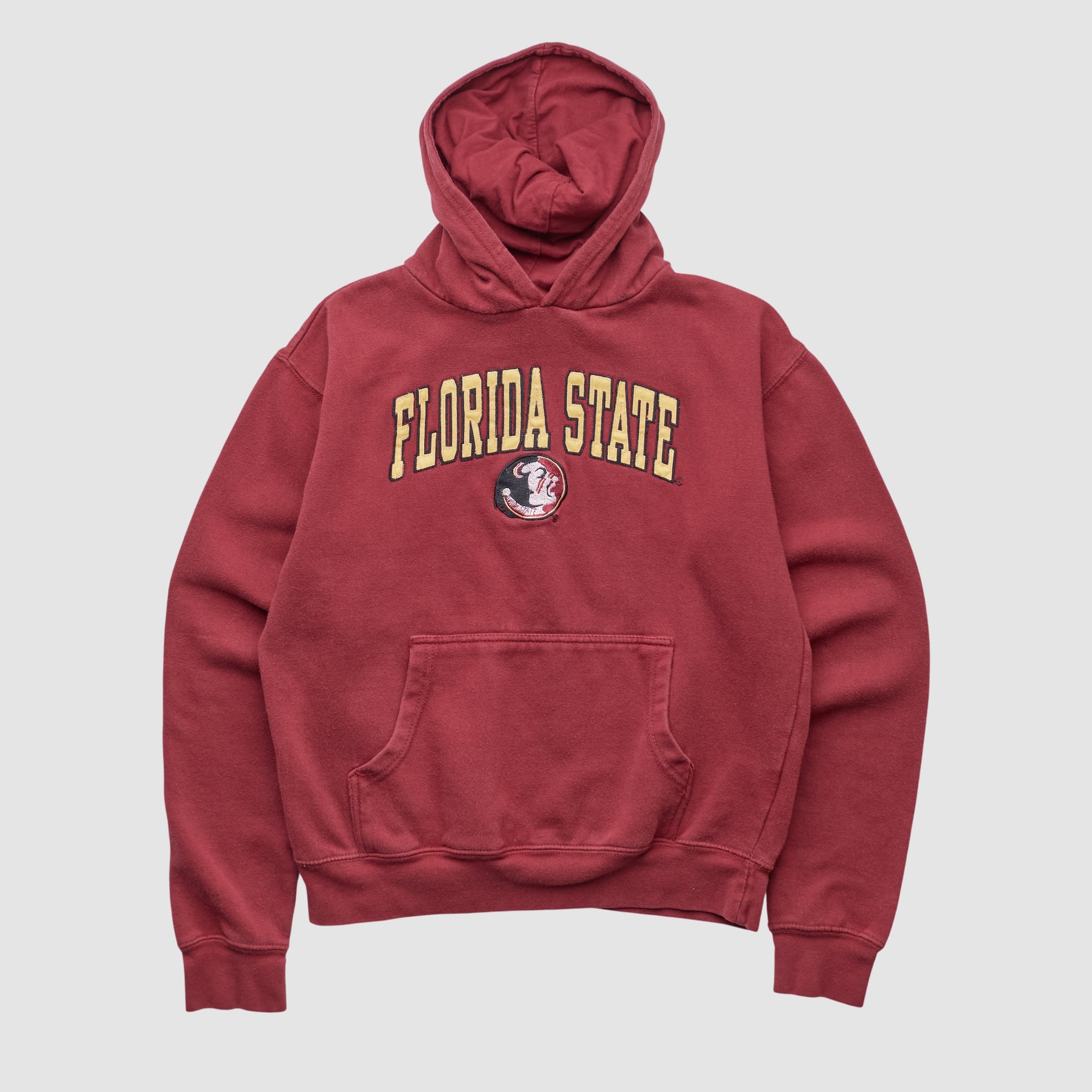 Florida State Seminoles Old Varsity Brand 2010s Hooded Pullover Sweatshirt - Maroon - XXS