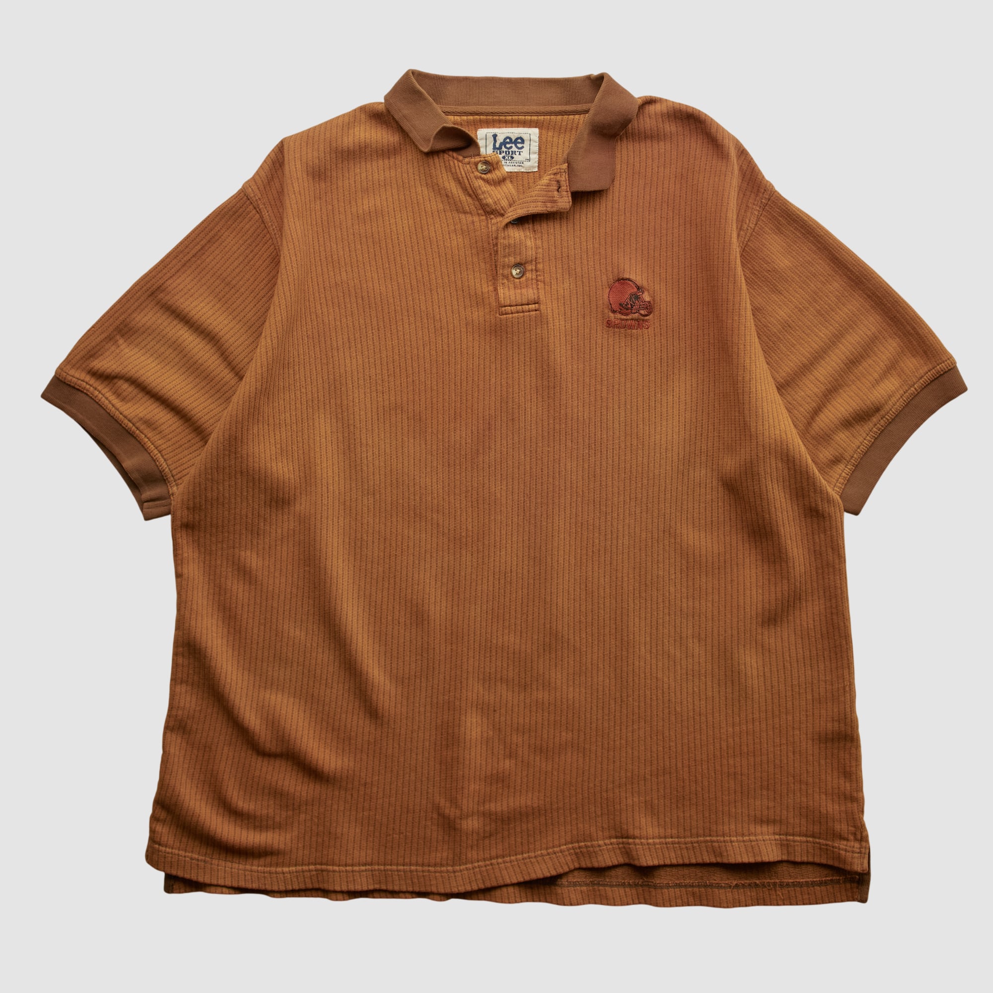 Cleveland Browns Lee Apparel 2000s Polo - Clay - XL
