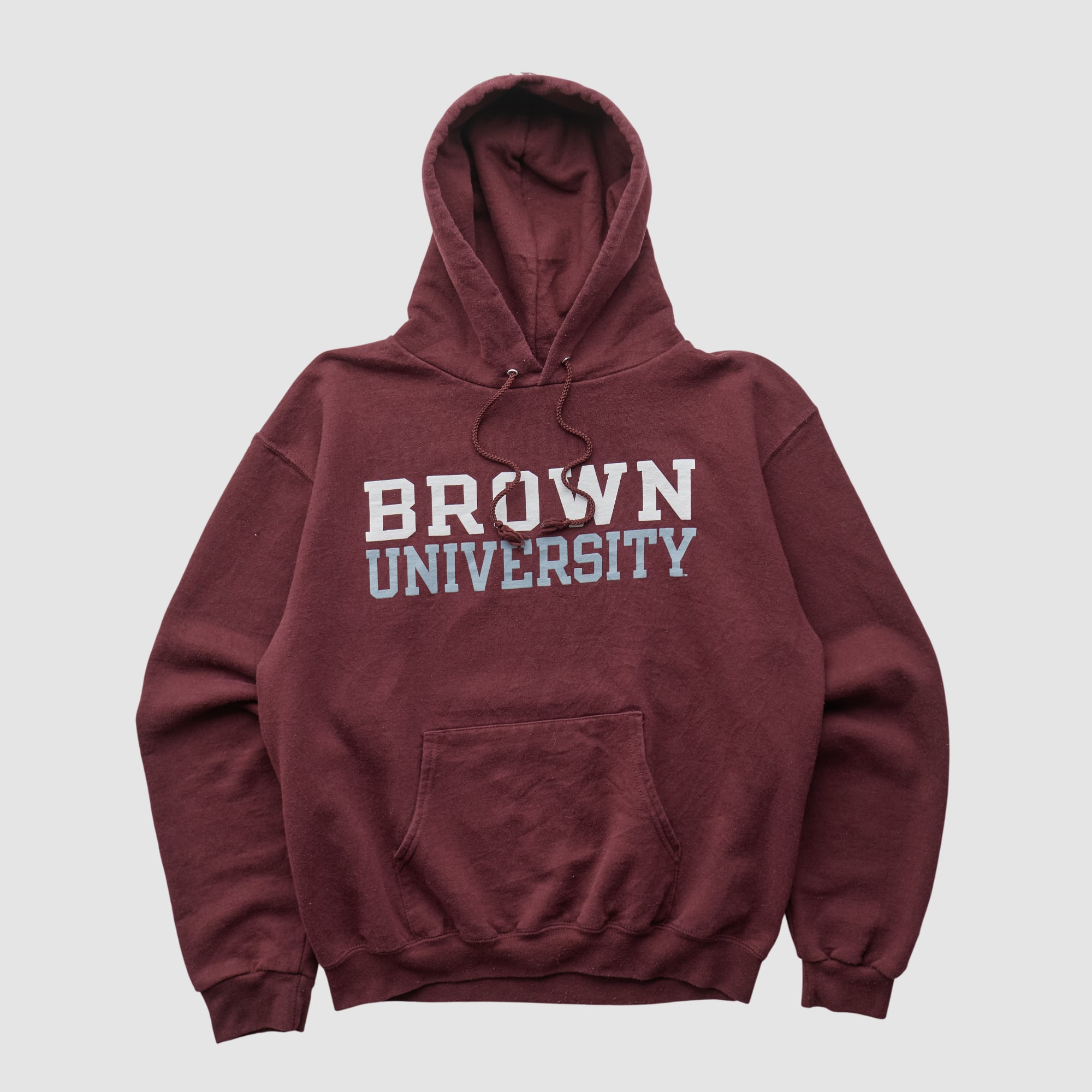Brown Bears Champion 2000s Hooded Pullover Sweatshirt - Maroon - XS