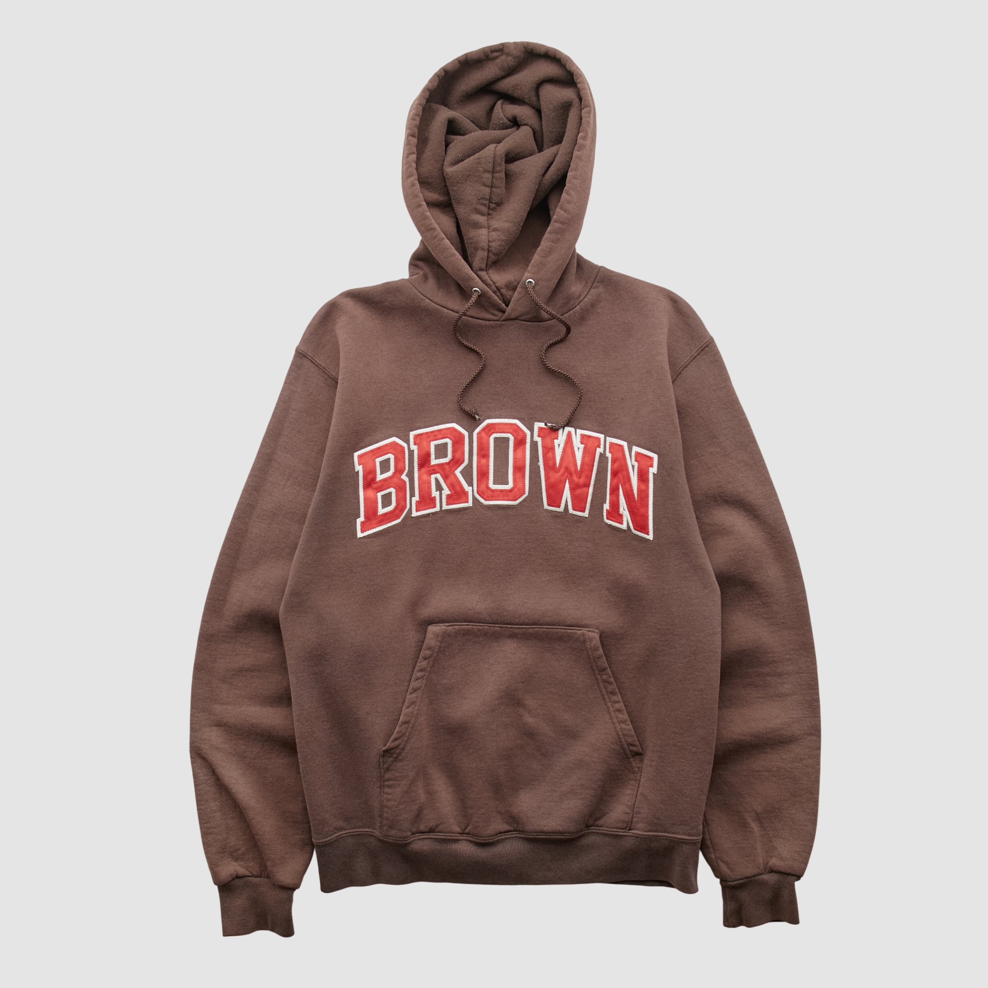 Brown Bears Champion 2000s Hooded Pullover Sweatshirt - Brown - XS
