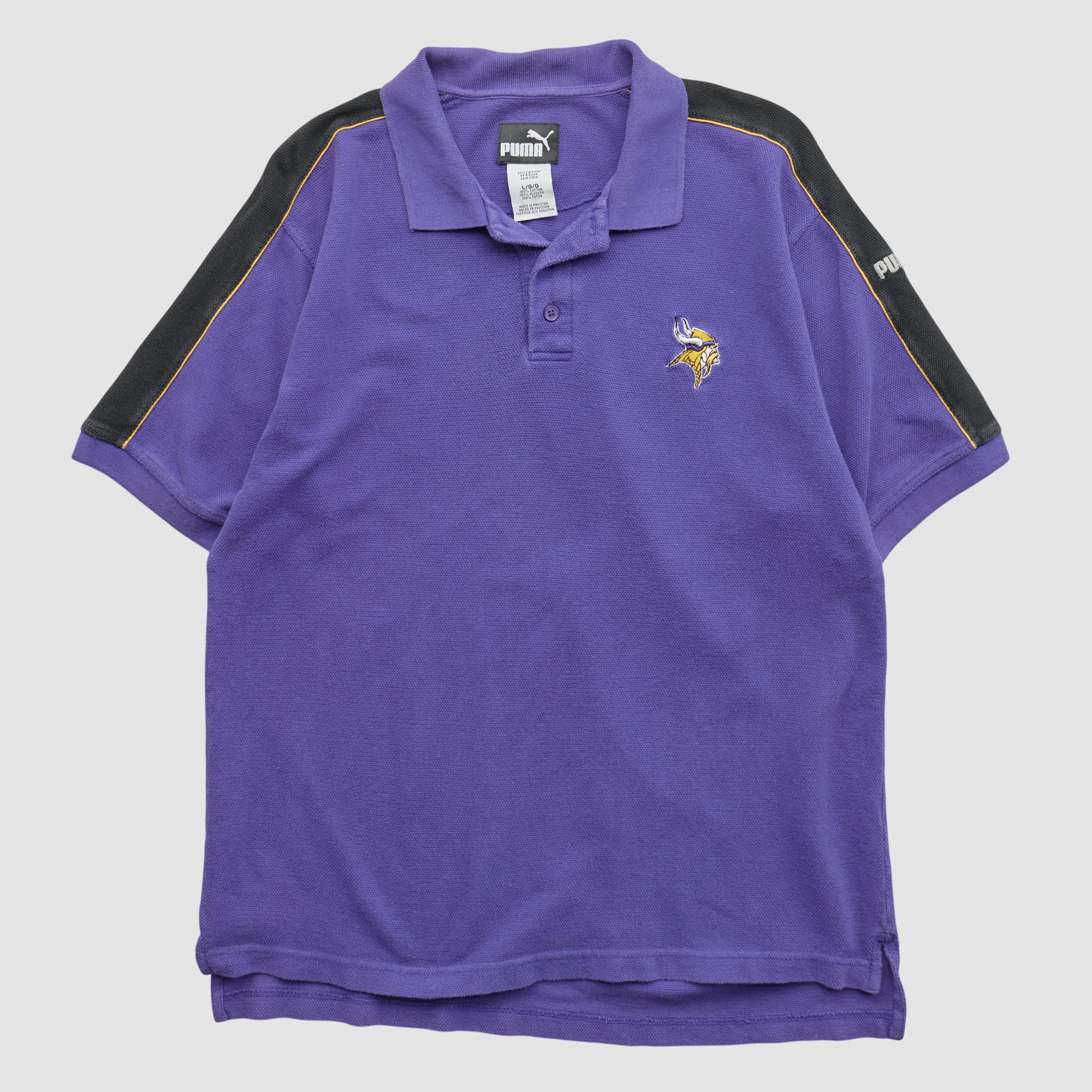 Minnesota Vikings Puma 2000s Polo - Purple - L