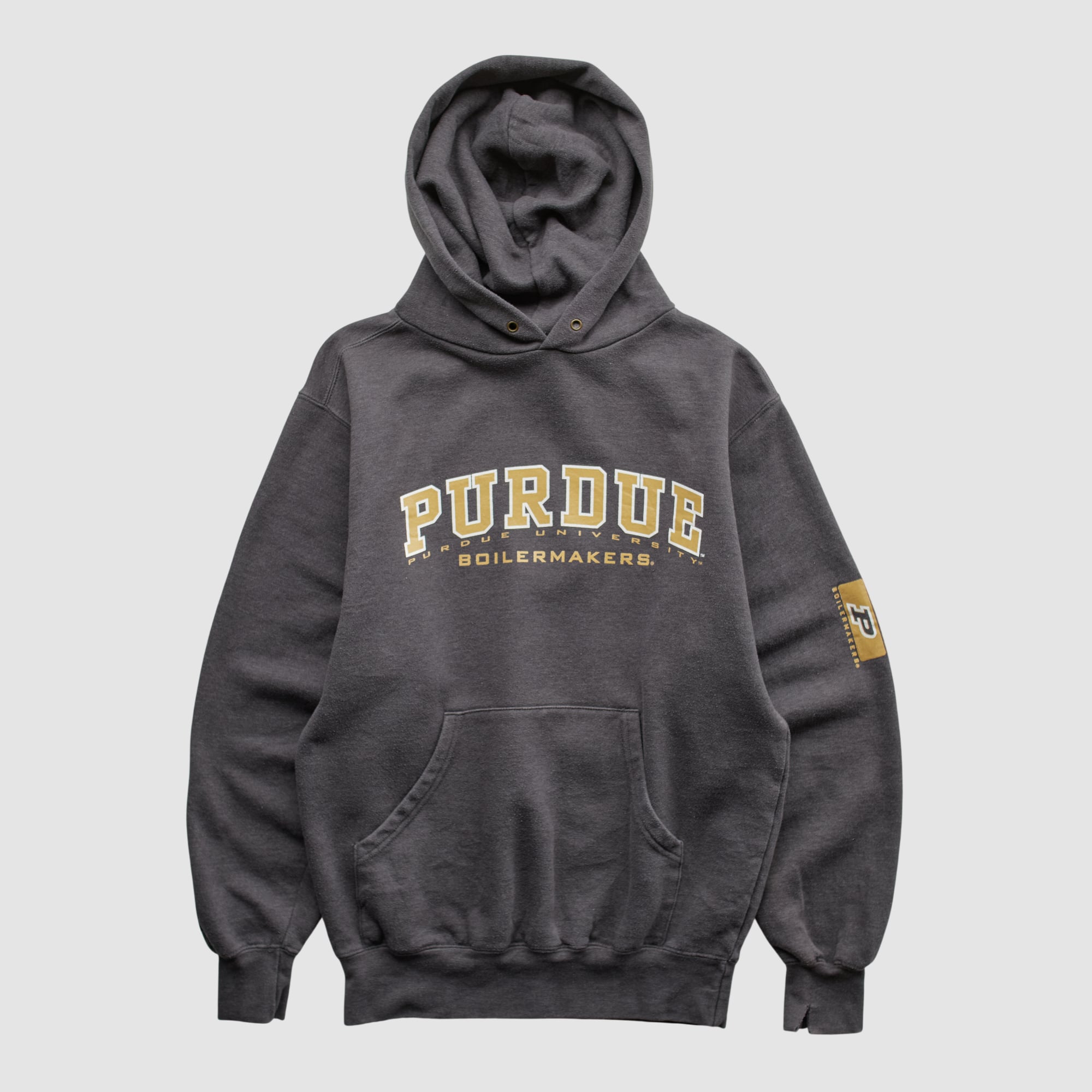 Purdue Boilermakers Jansport 2000s Hooded Pullover Sweatshirt - Gray - XS