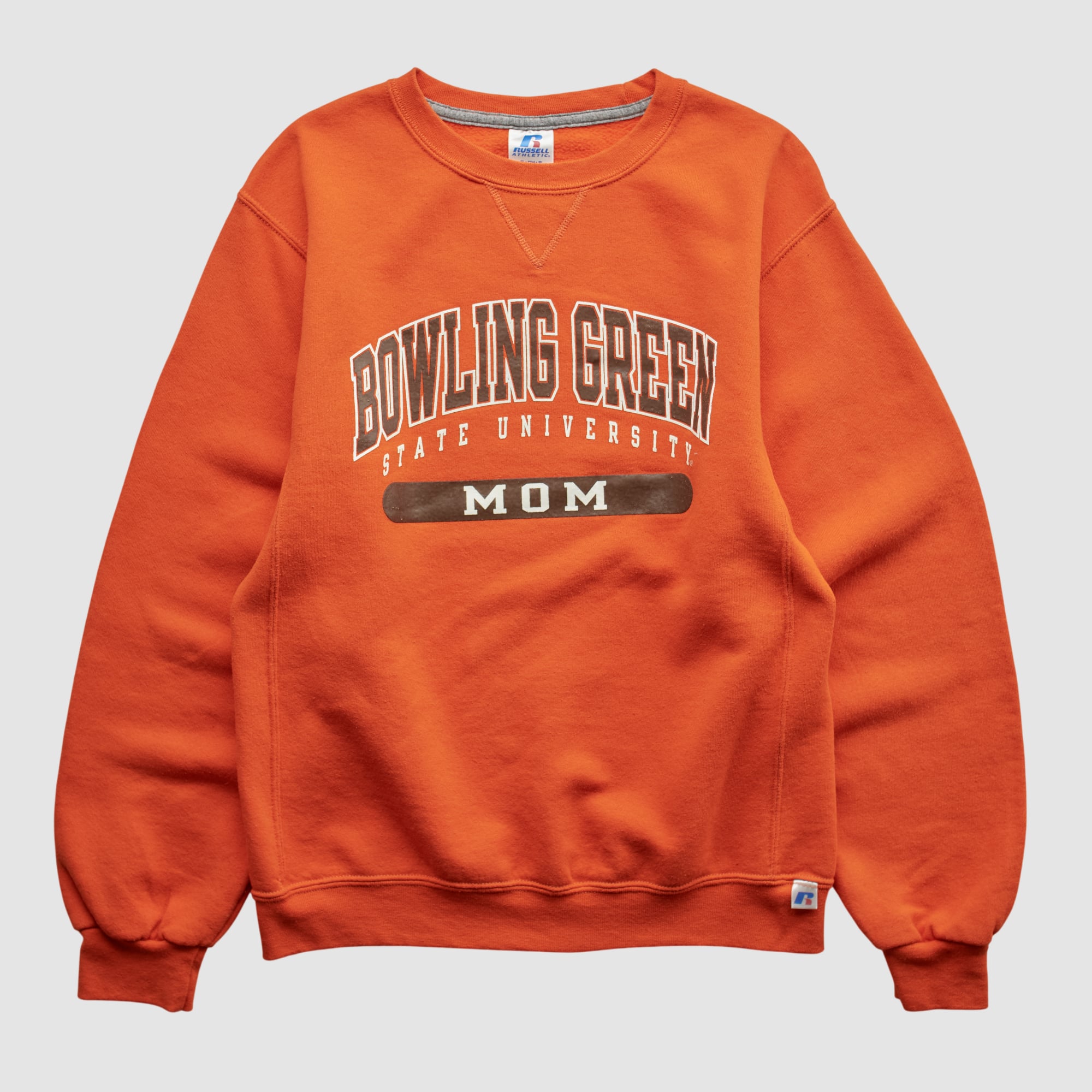 Bowling Green St. Falcons Russell 2010s Pullover Sweatshirt - Orange - XS