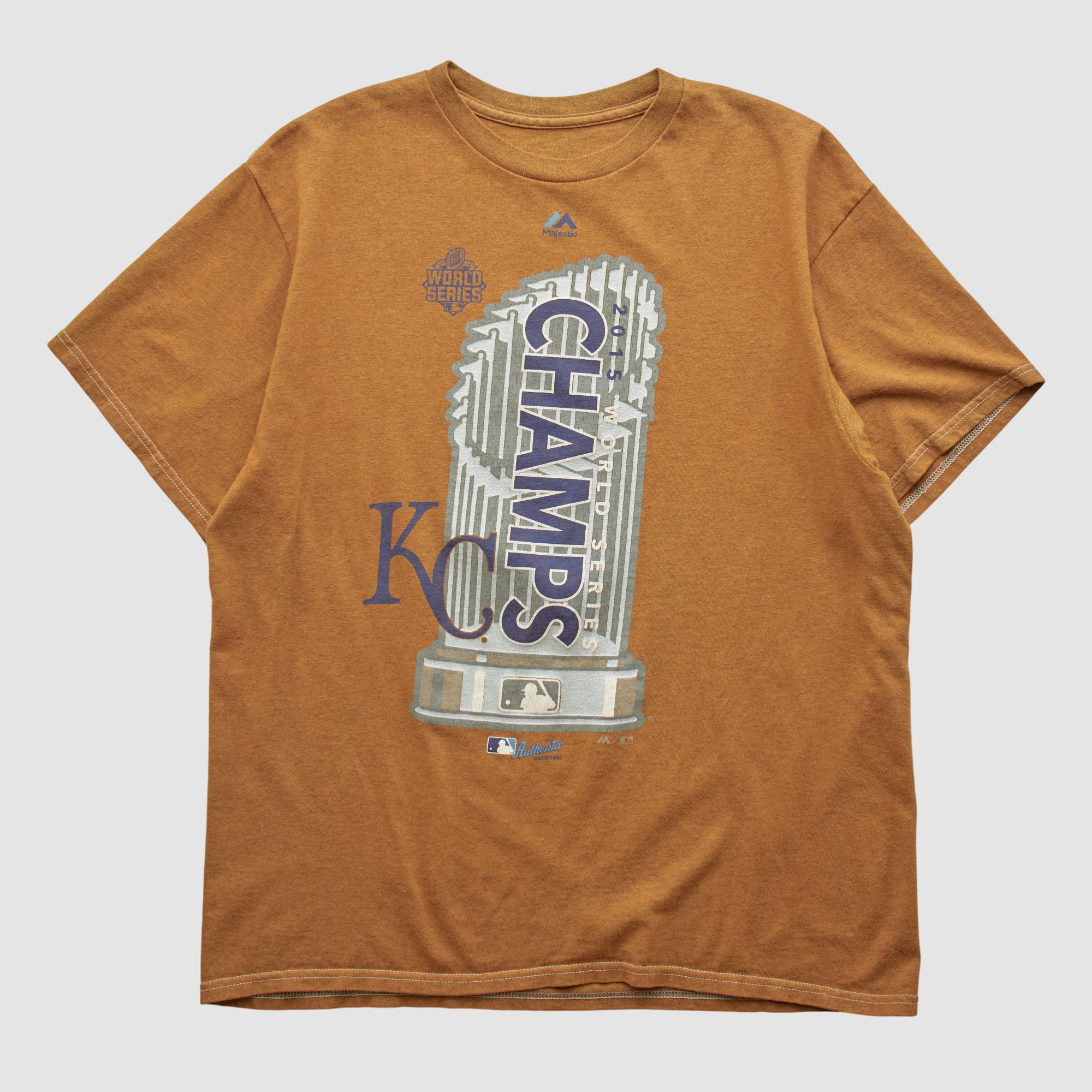 Kansas City Royals Majestic 2015 T-shirt - Clay - S
