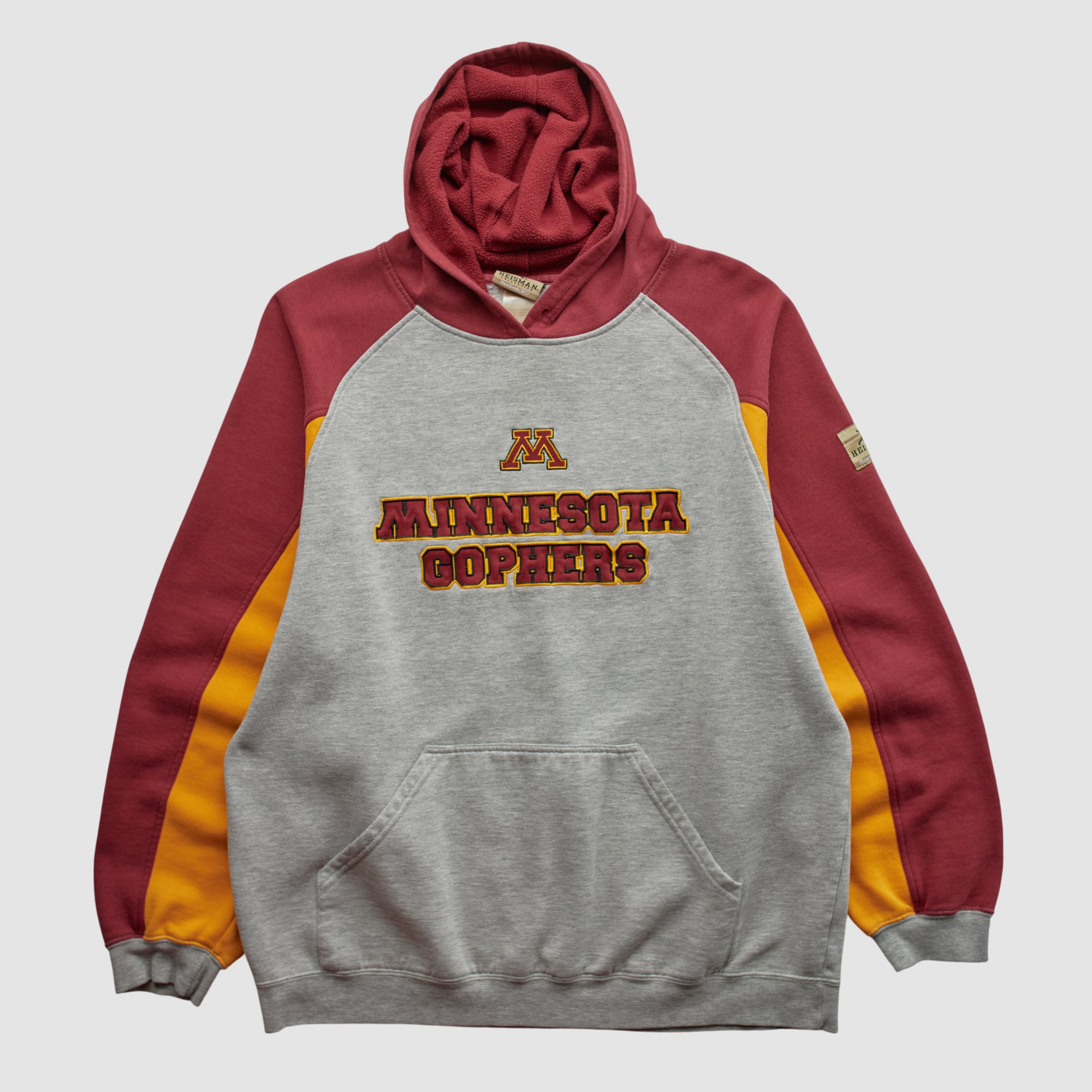Minnesota Golden Gophers Reebok 2010s Hooded Pullover Sweatshirt - Heather Gray - L