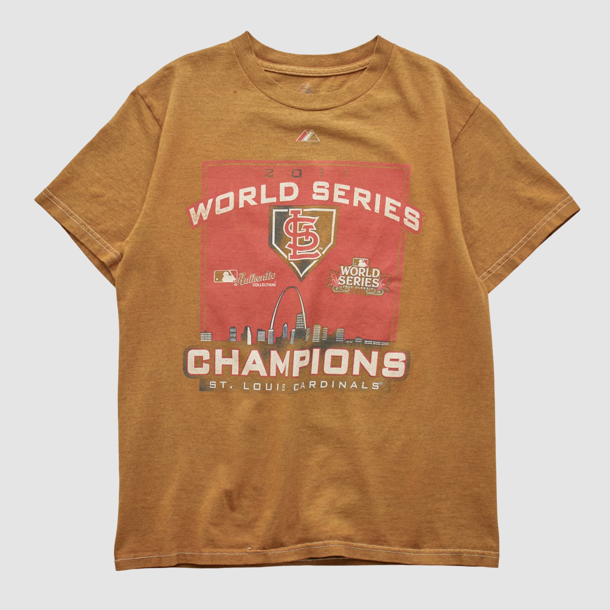 St. Louis Cardinals Majestic 2011 T-shirt - Clay - XS