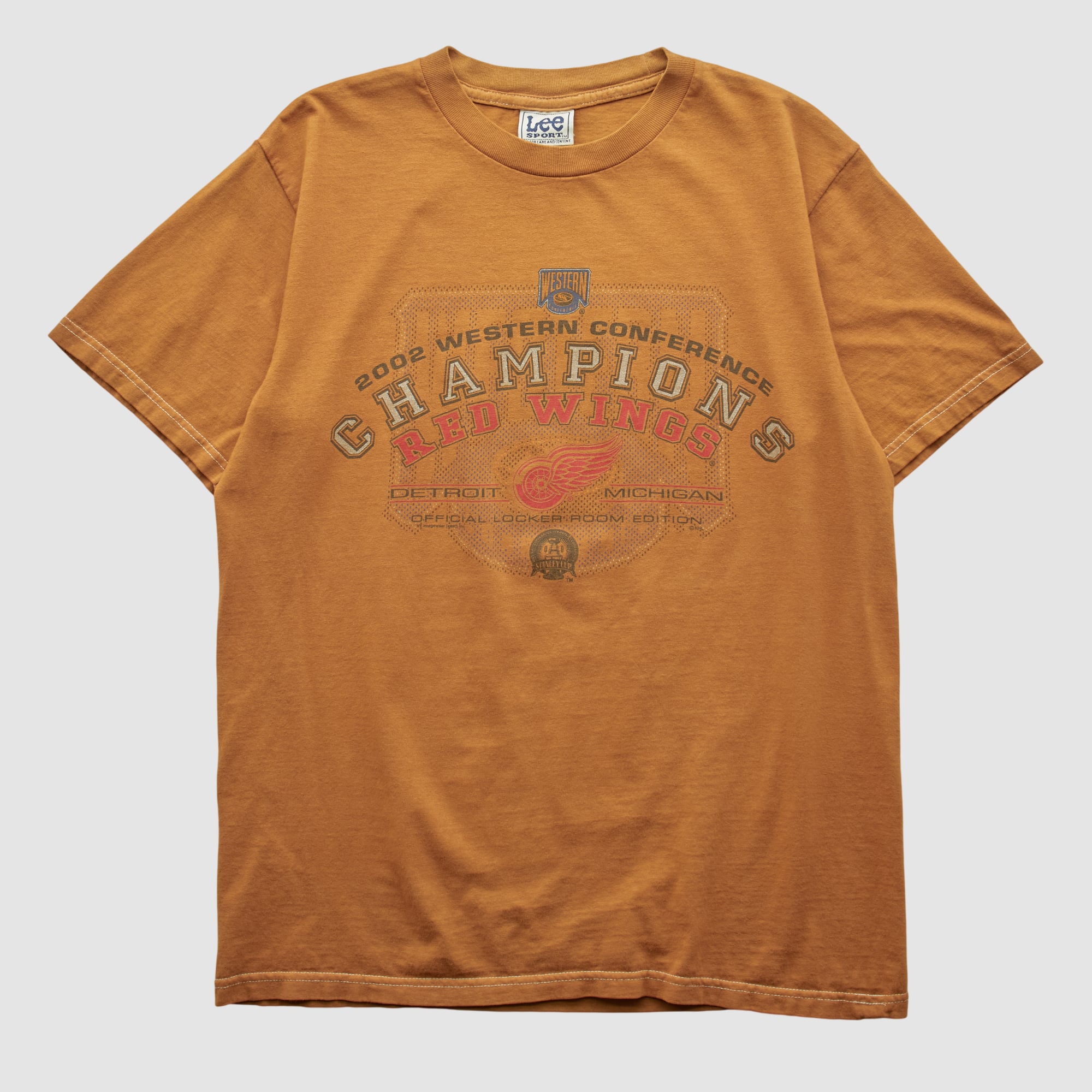 Detroit Red Wings Lee Apparel 2002 T-shirt - Clay - S