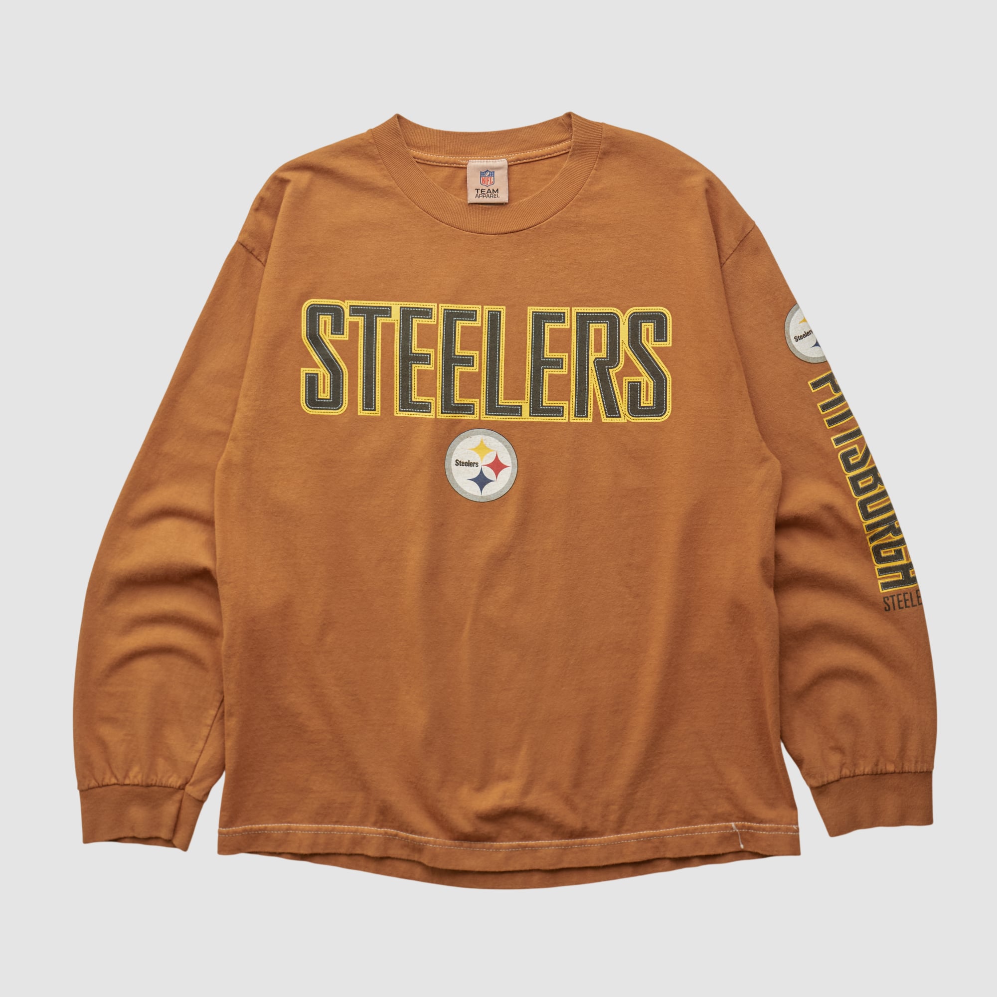 Pittsburgh Steelers NFL 2010s Long Sleeve T-shirt - Clay - M