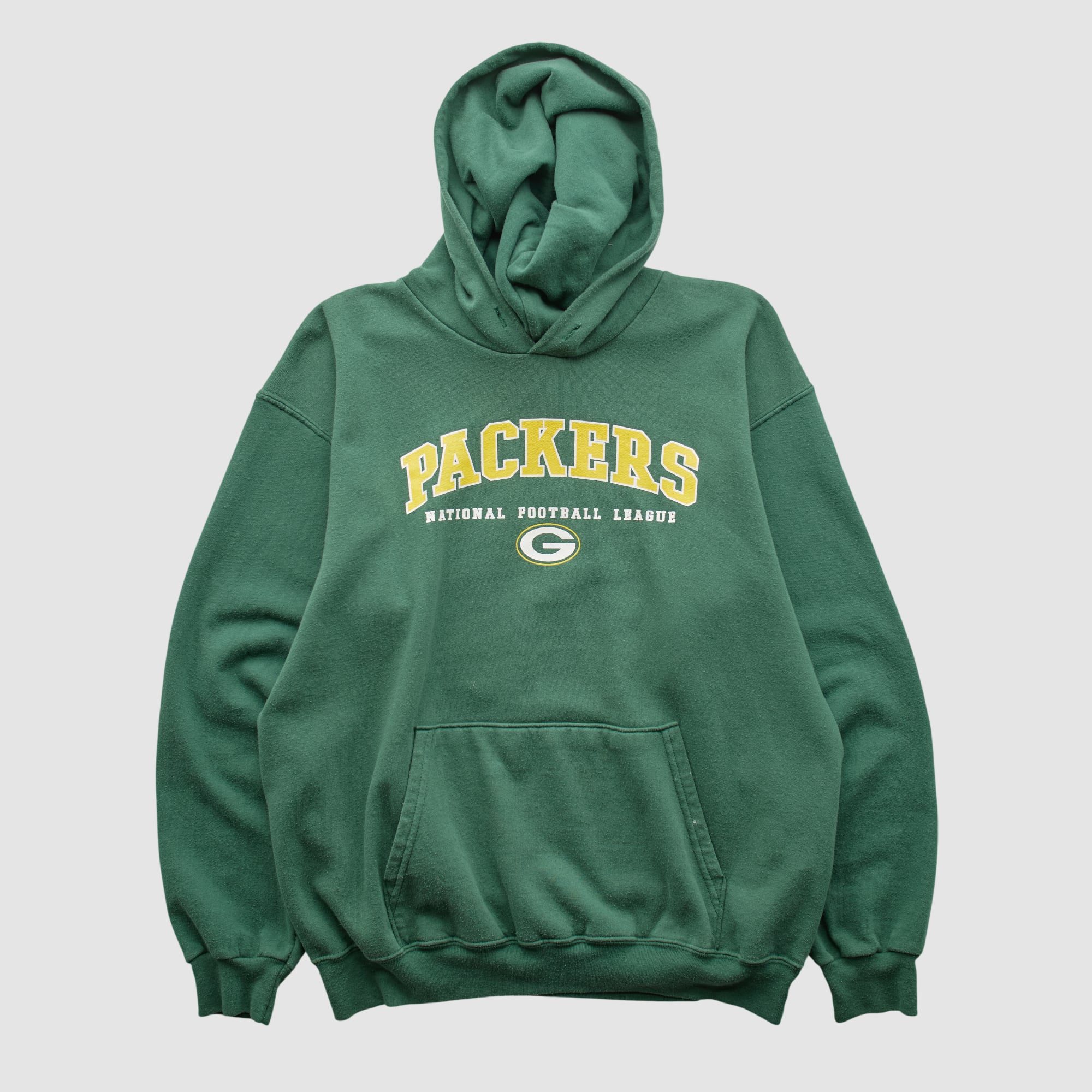 Green Bay Packers NFL 2000s Hooded Pullover Sweatshirt - Green - S