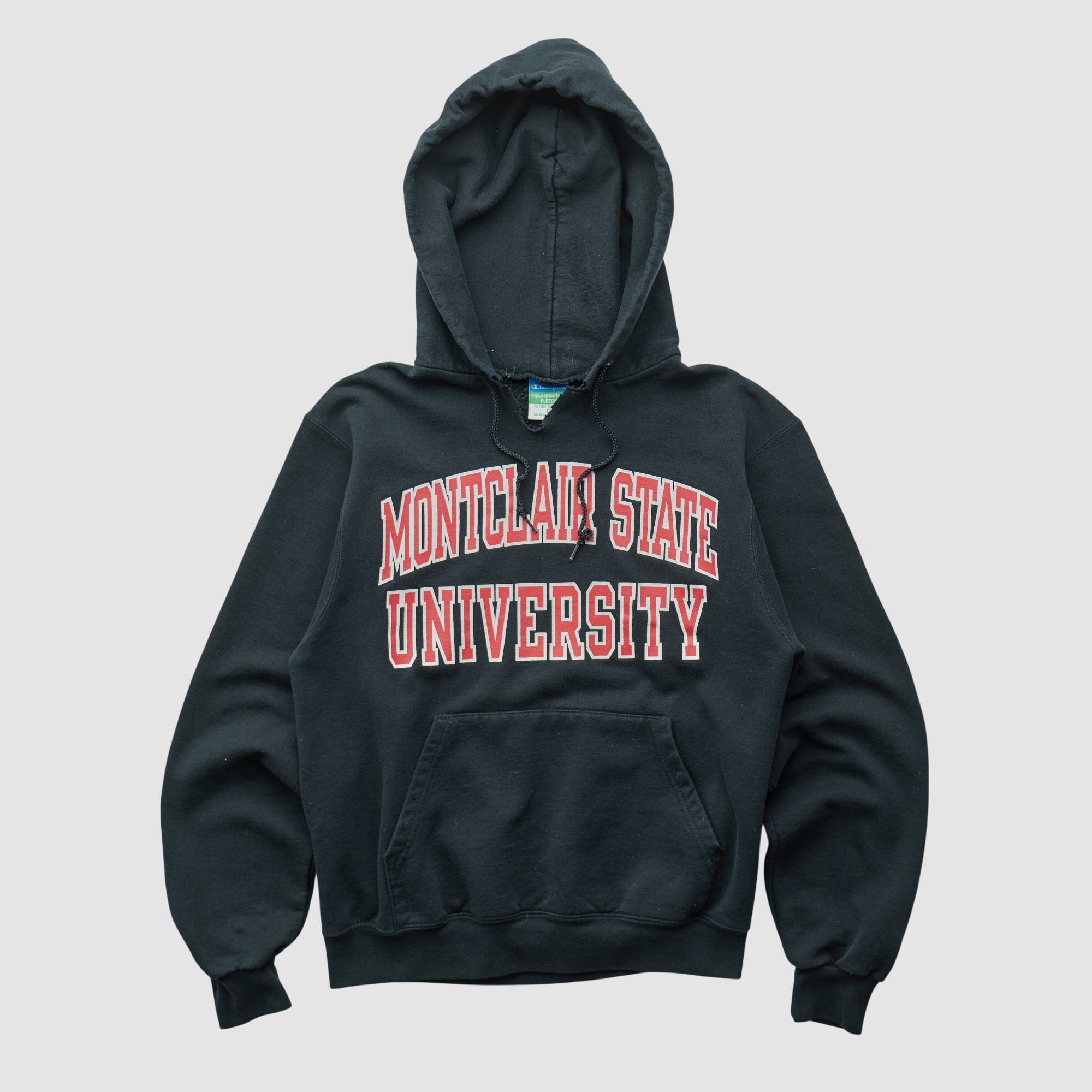 Montclair State Red Hawks Champion 2010s Hooded Pullover Sweatshirt - Black - XS