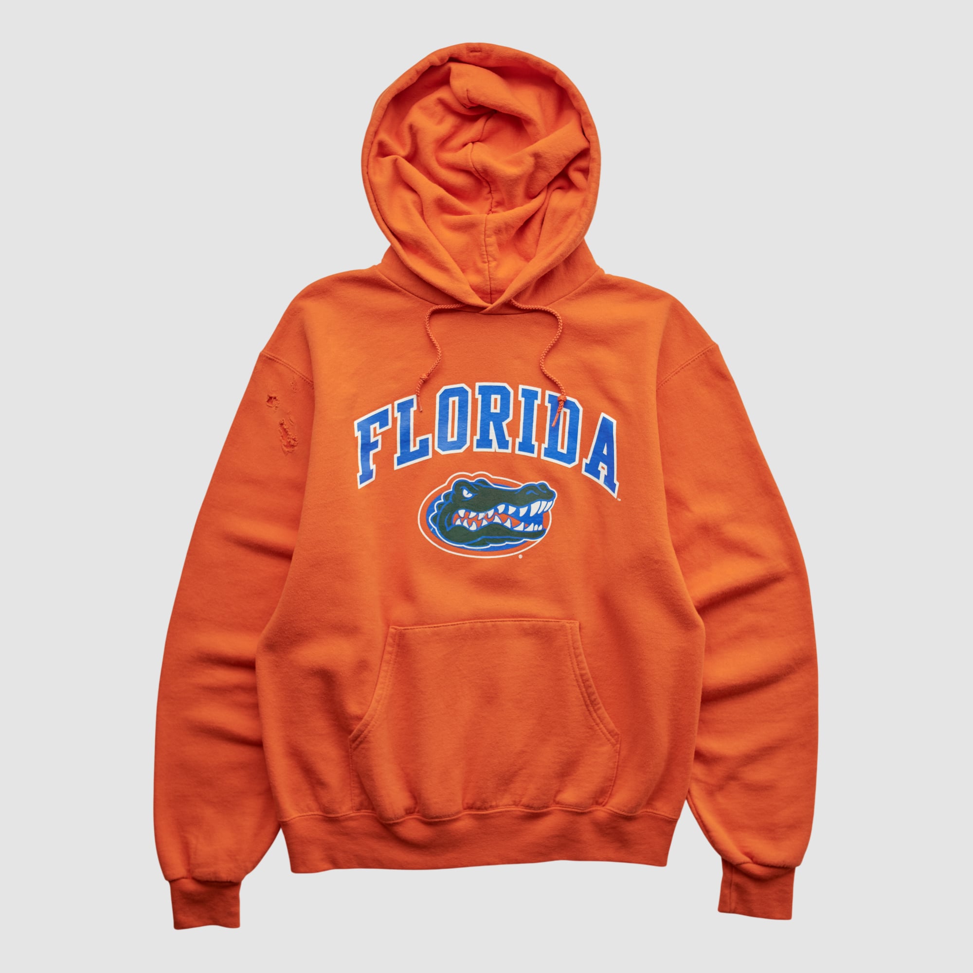 Florida Gators Champion 2000s Hooded Pullover Sweatshirt - Orange - XS