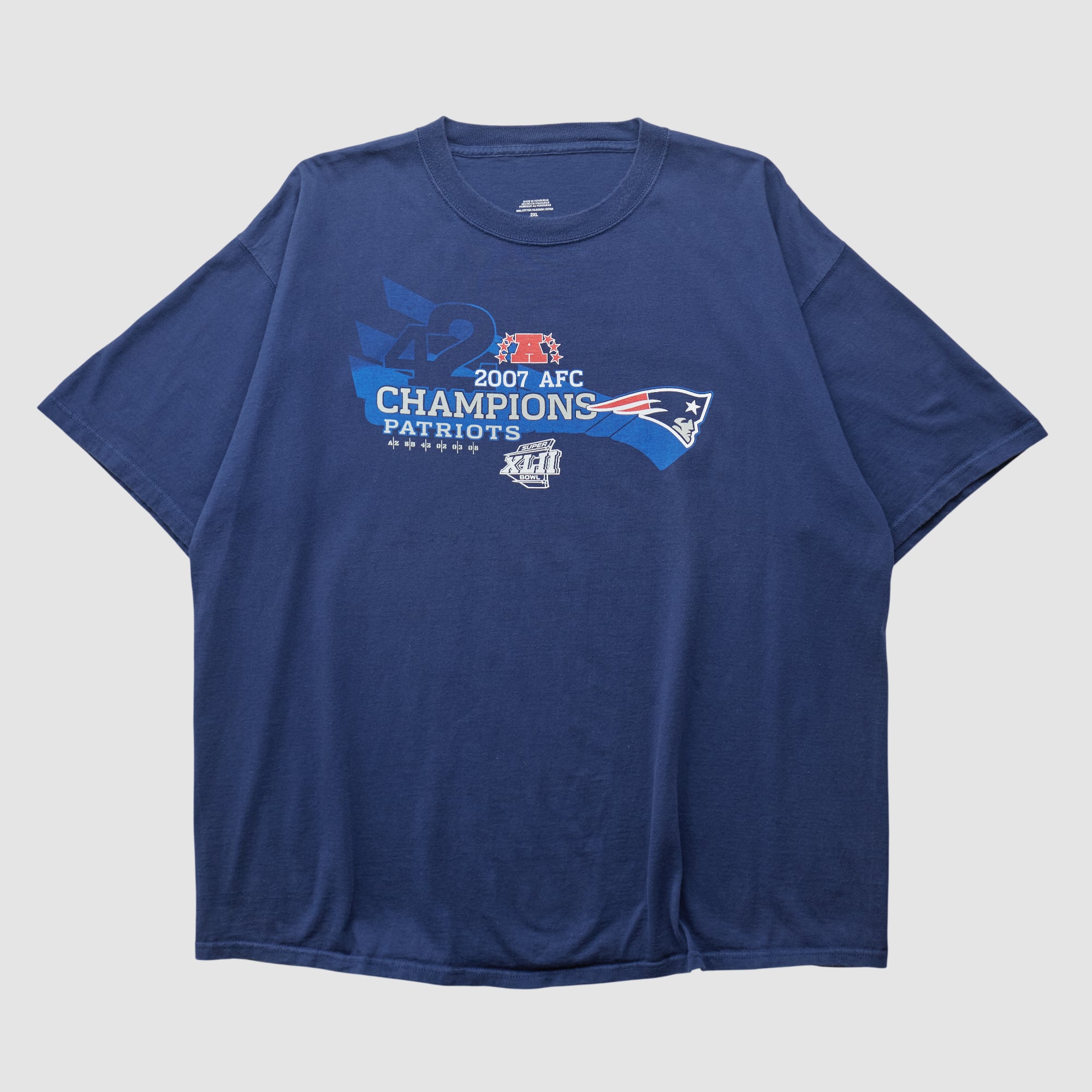 New England Patriots 2007 T-shirt - Navy - 3XL