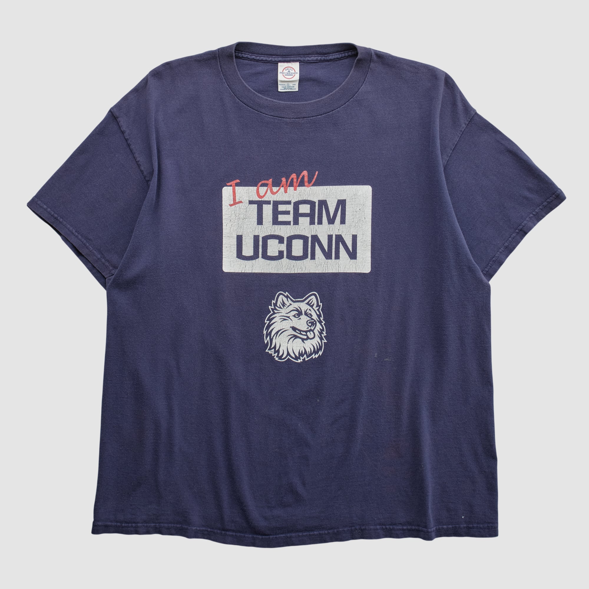 UConn Huskies Delta 2000s T-shirt - Navy - L