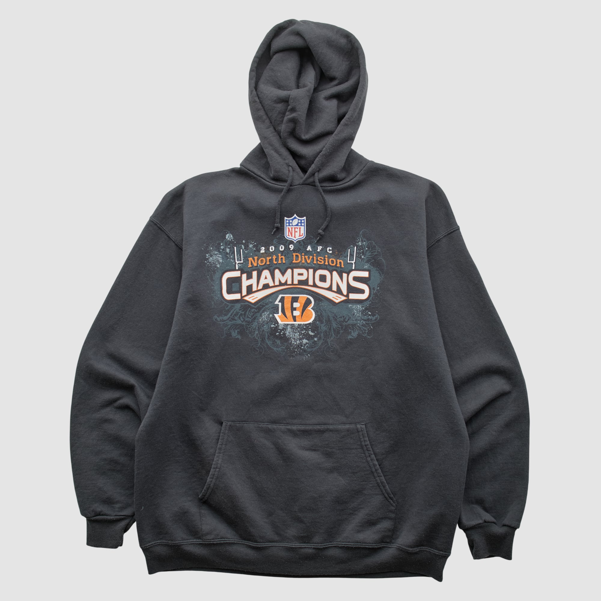Cincinnati Bengals NFL 2009 Hooded Pullover Sweatshirt - Black - M