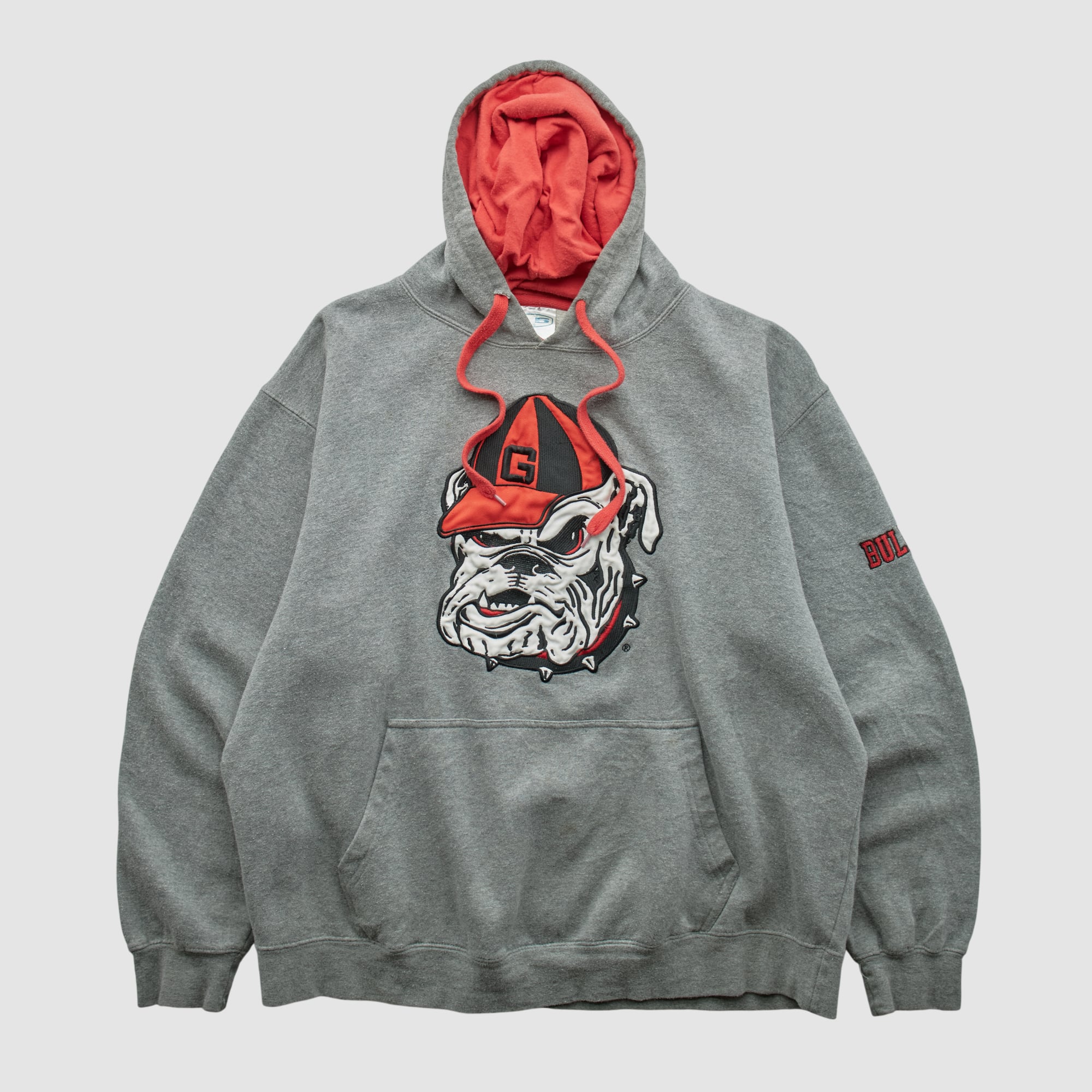 Georgia Bulldogs 2010s Hooded Pullover Sweatshirt - Heather Gray - XS