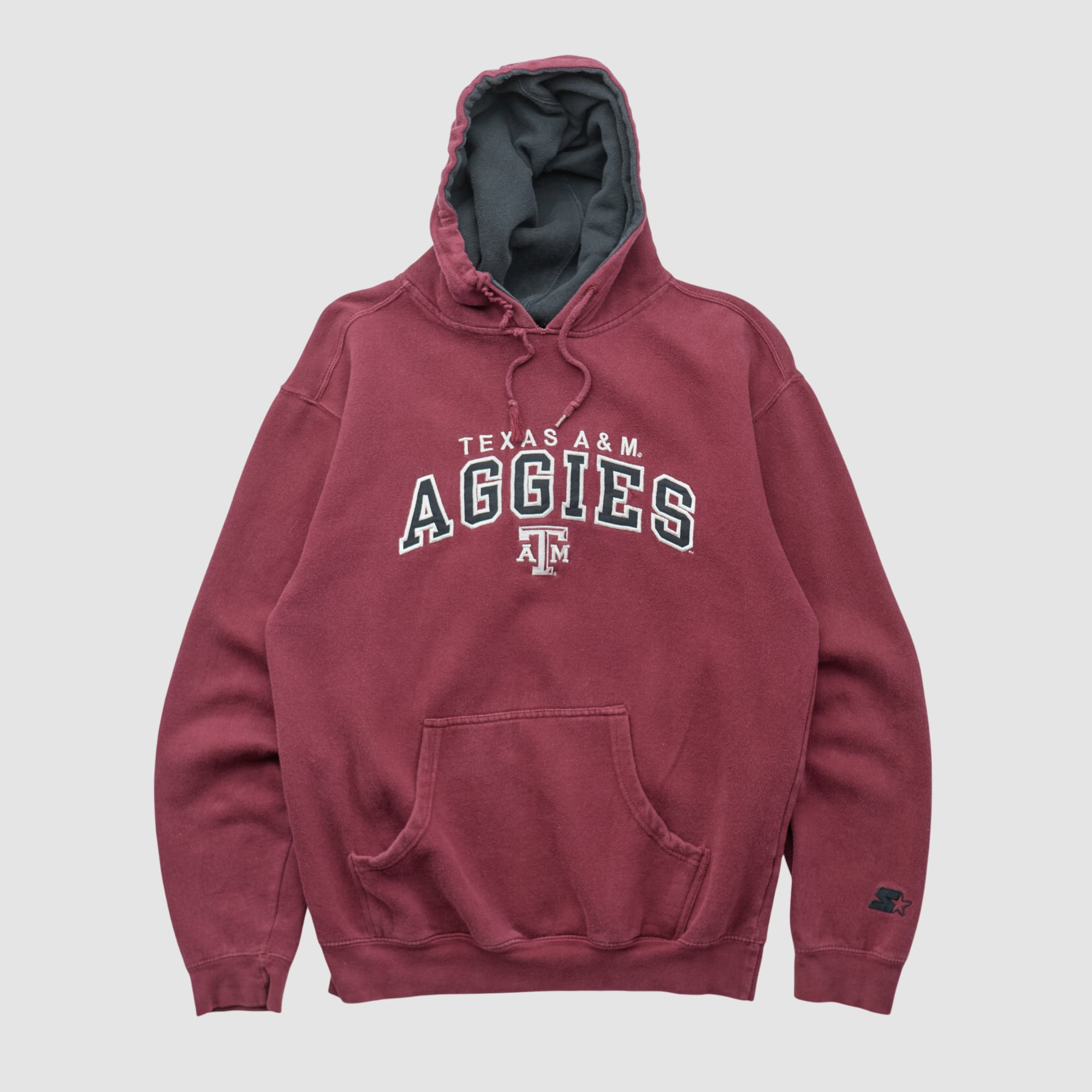 Texas A&M Aggies Starter 2000s Hooded Pullover Sweatshirt - Maroon - S