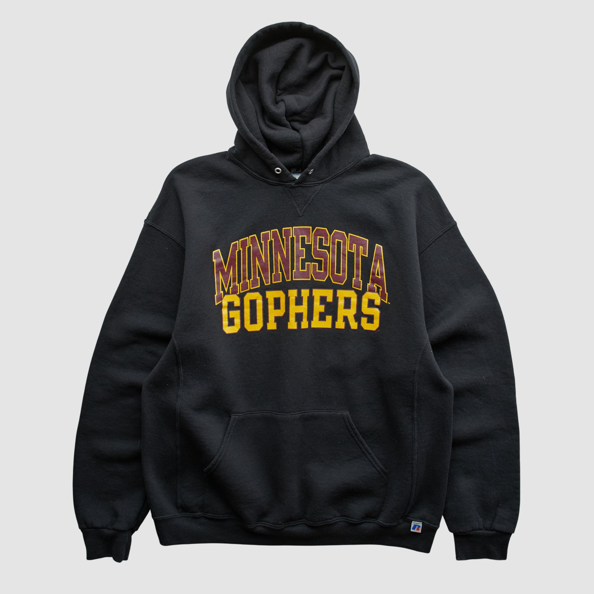 Minnesota Golden Gophers Russell 2010s Hooded Pullover Sweatshirt - Black - M