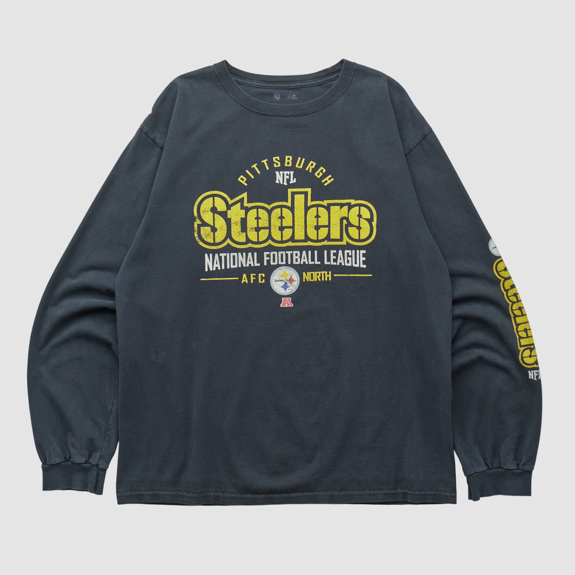 Pittsburgh Steelers NFL 2010s Long Sleeve T-shirt - Black - M