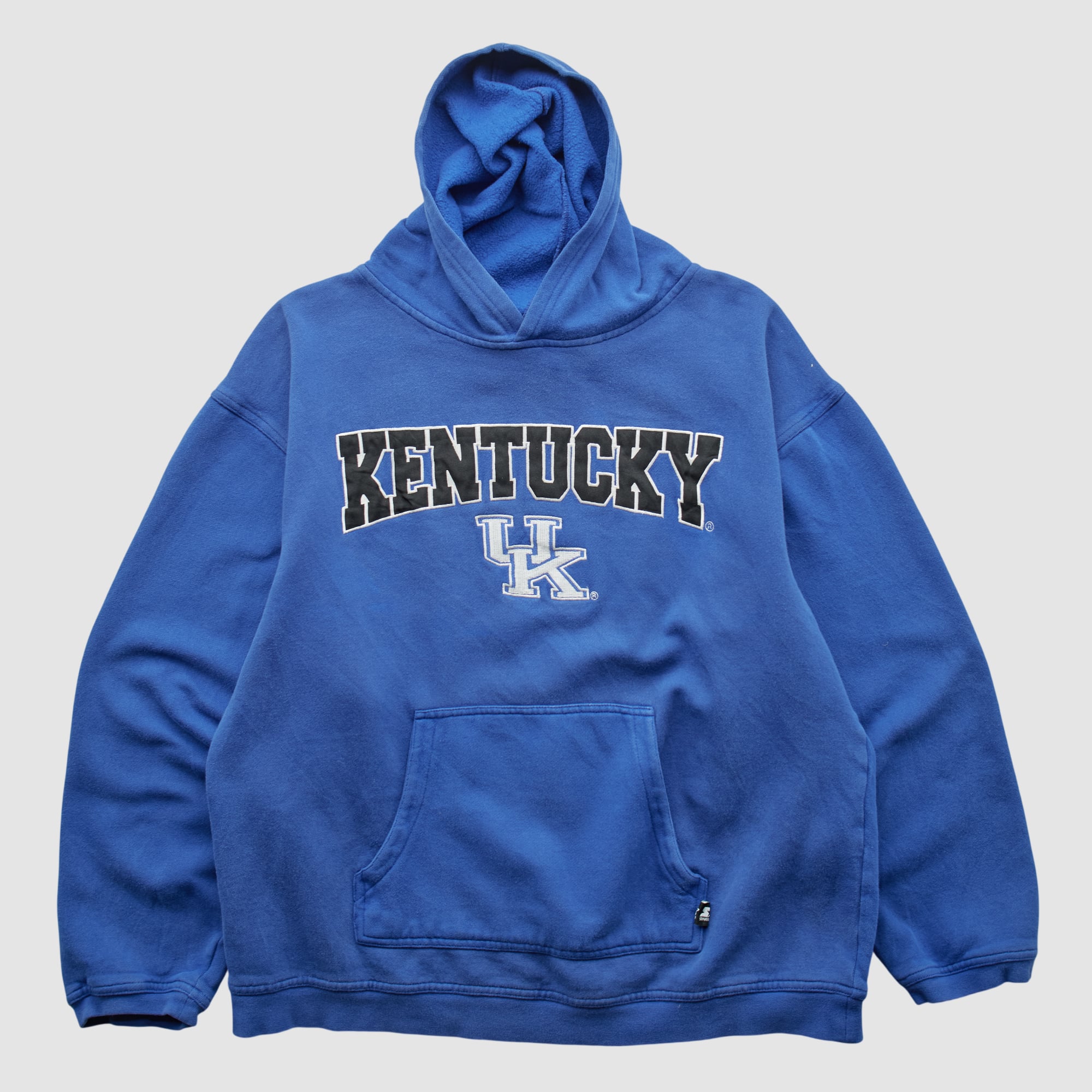 Kentucky Wildcats Starter 2000s Hooded Pullover Sweatshirt - Blue - S