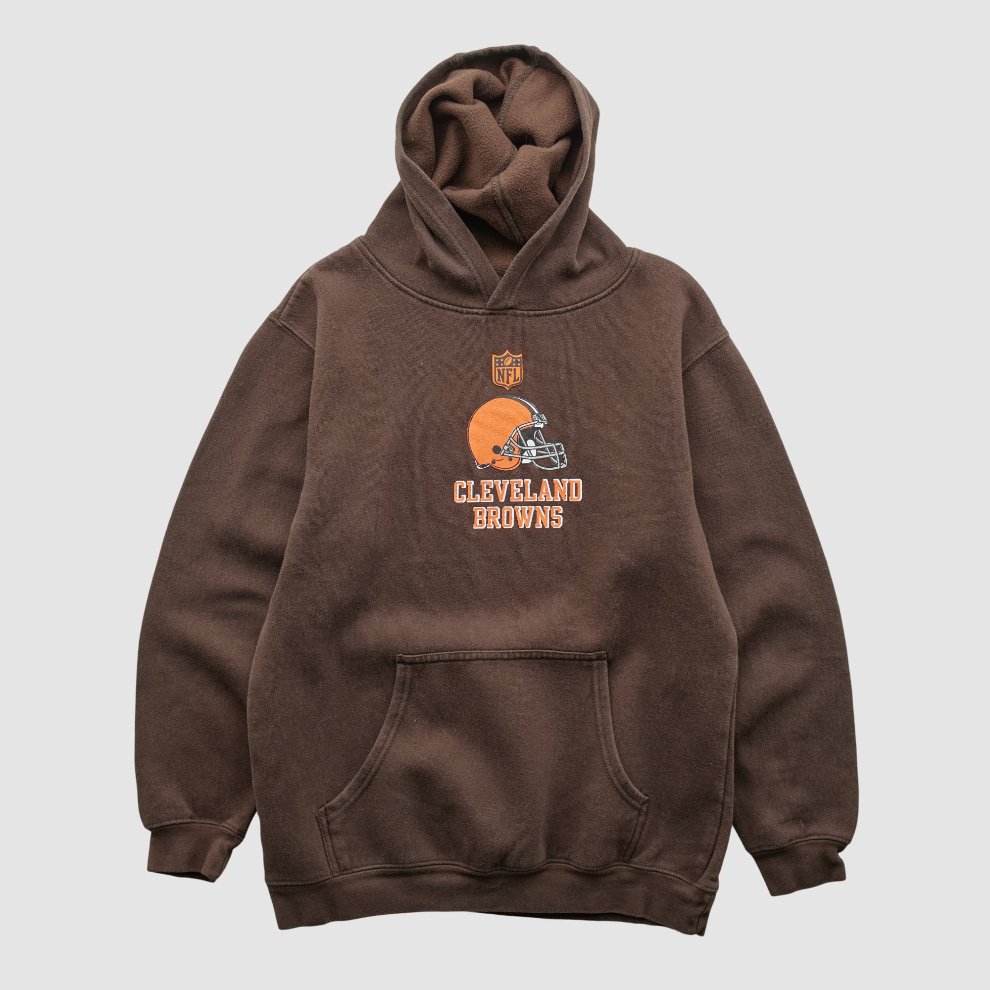 Cleveland Browns NFL 2000s Hooded Pullover Sweatshirt - Brown - XS