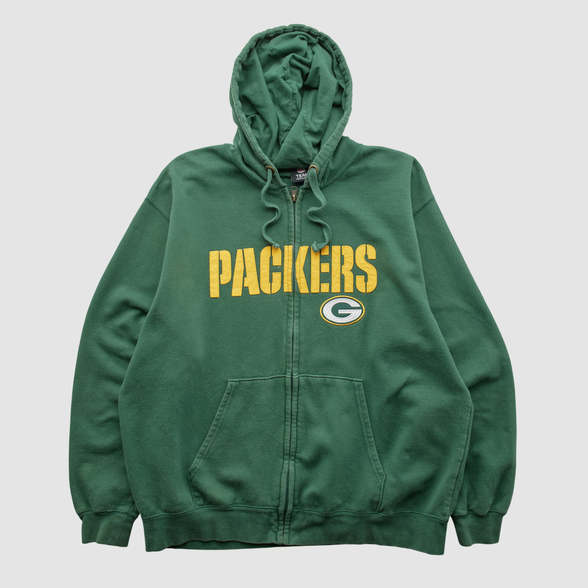 Green Bay Packers NFL 2010s Hooded Full Zip Sweatshirt - Green - M