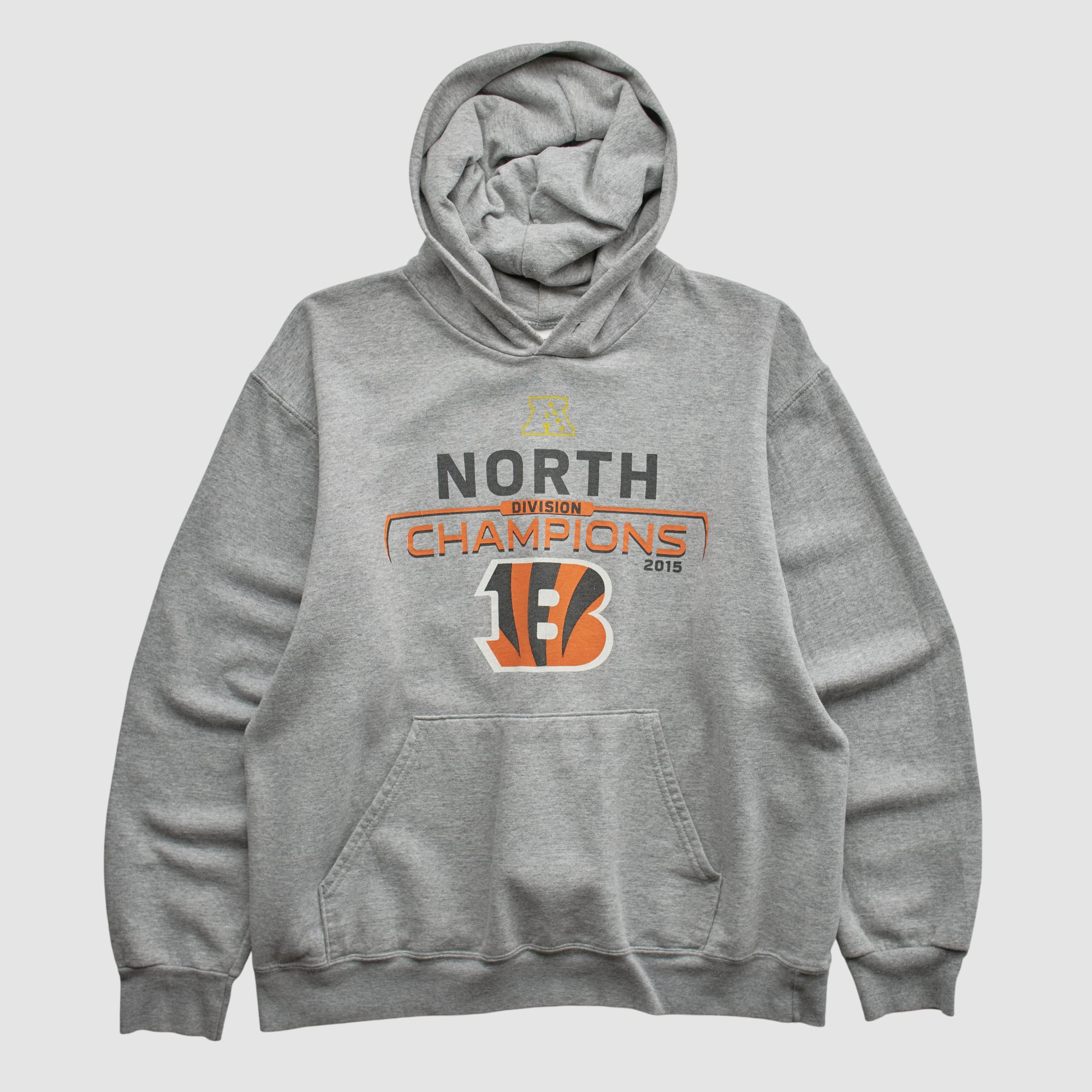 Cincinnati Bengals NFL 2015 Hooded Pullover Sweatshirt - Heather Gray - XS