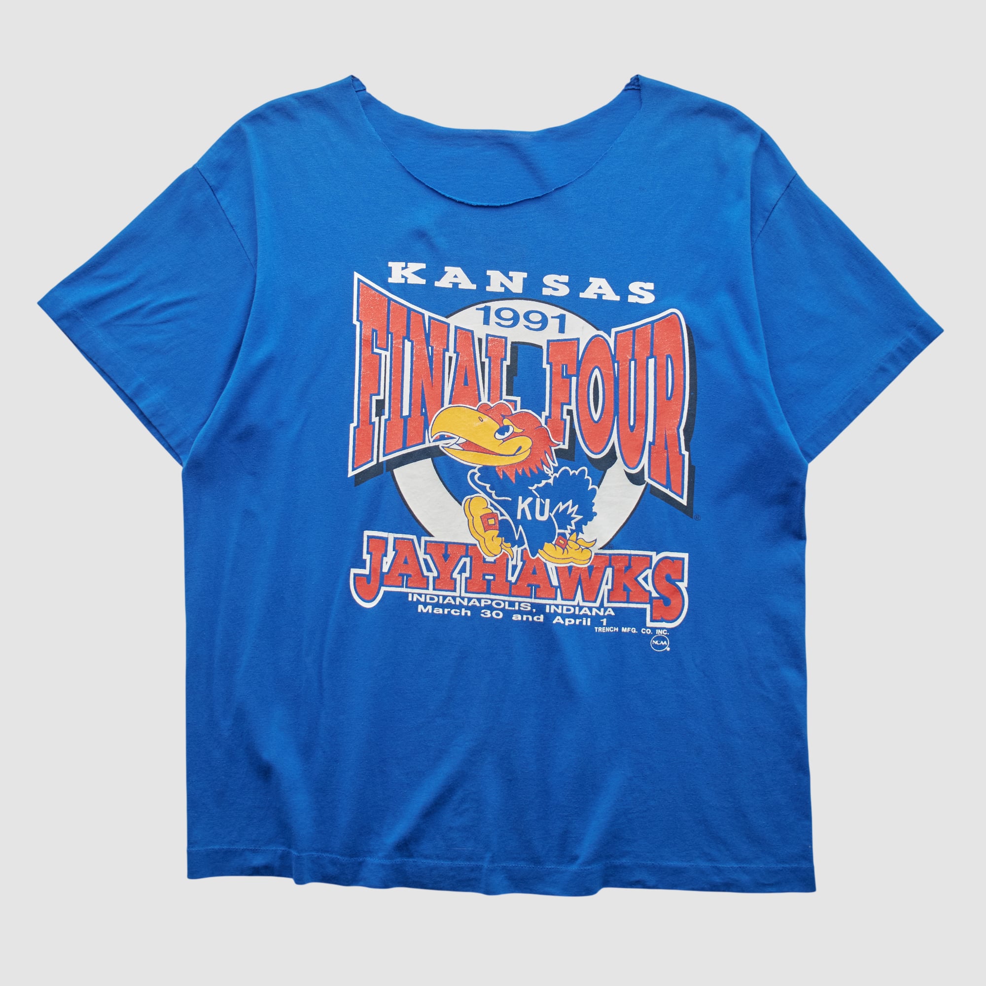 Kansas Jayhawks 1991 T-shirt - Blue - M