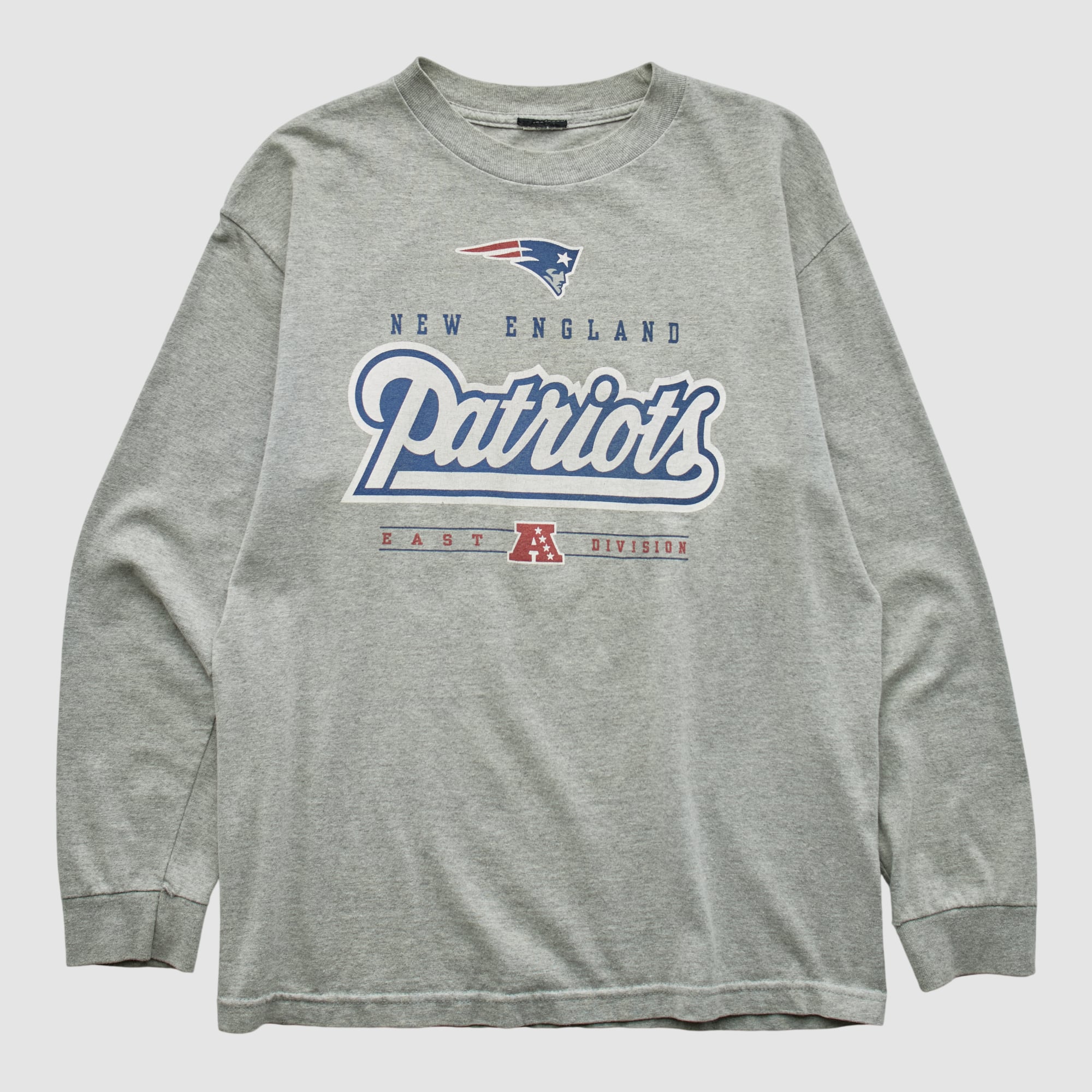 New England Patriots 2010s Long Sleeve T-shirt - Heather Gray - S