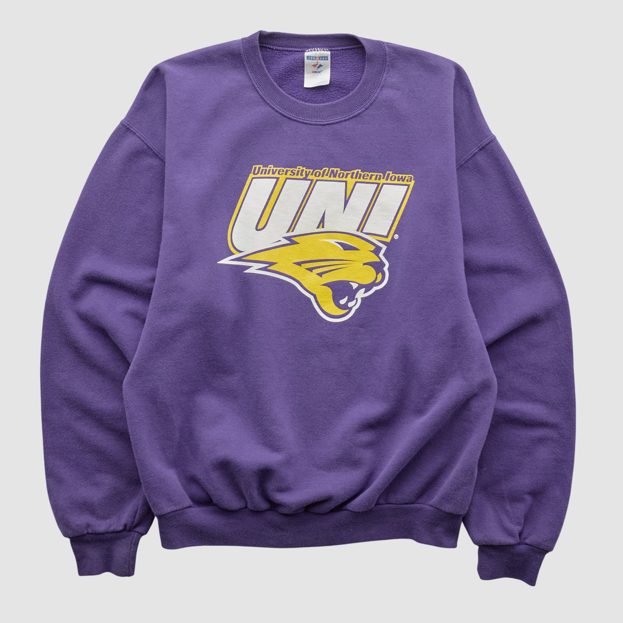 Northern Iowa Panthers Jerzees 2000s Pullover Sweatshirt - Purple - XS
