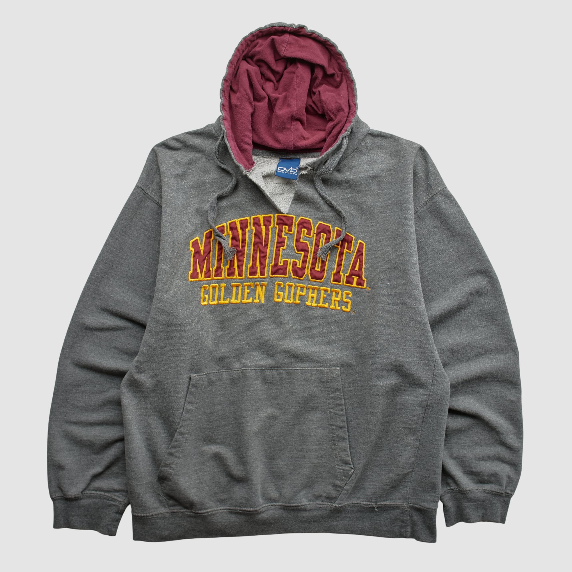 Minnesota Golden Gophers OVB 2010s Hooded Pullover Sweatshirt - Gray - XS