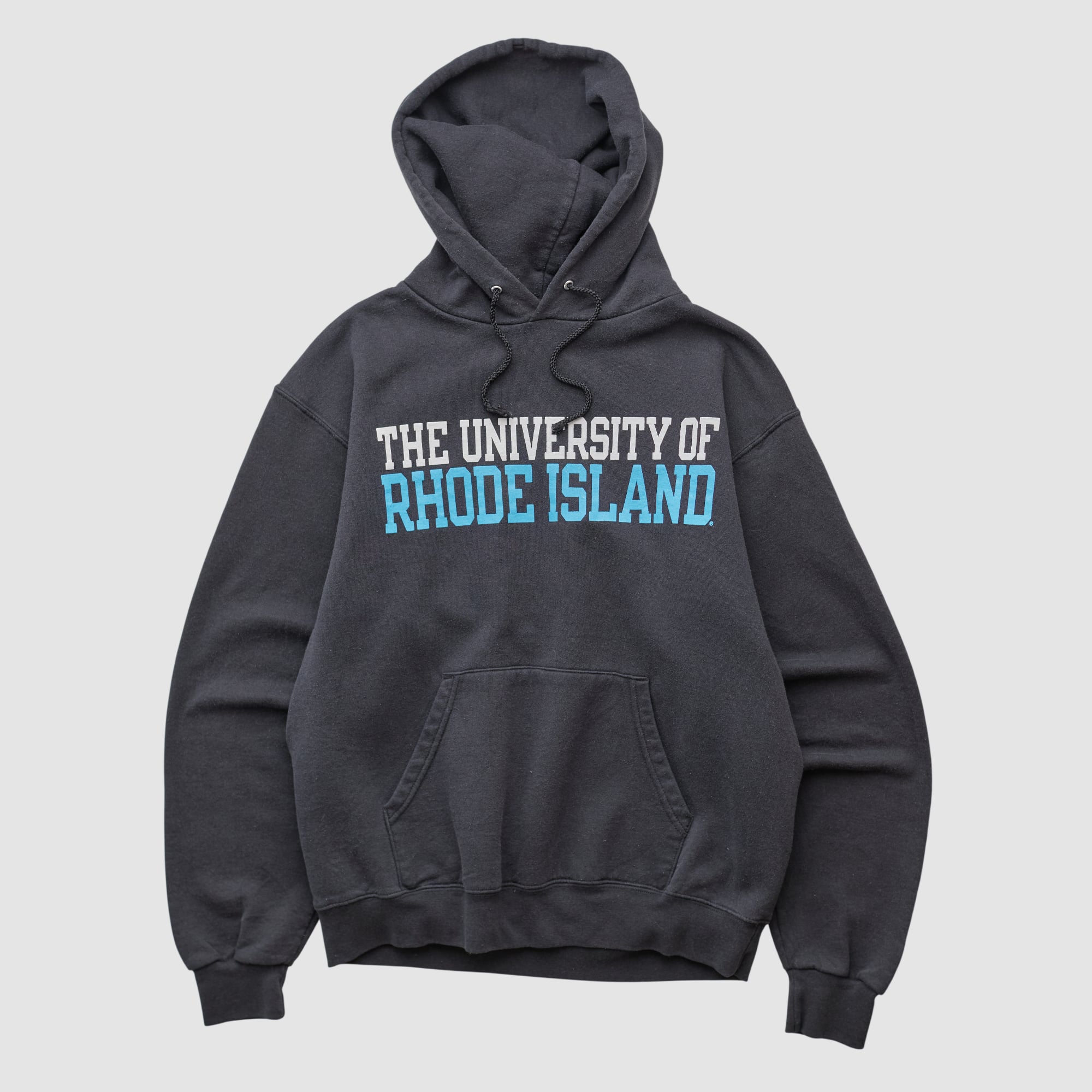 Rhode Island Rams Champion 2000s Hooded Pullover Sweatshirt - Black - XS