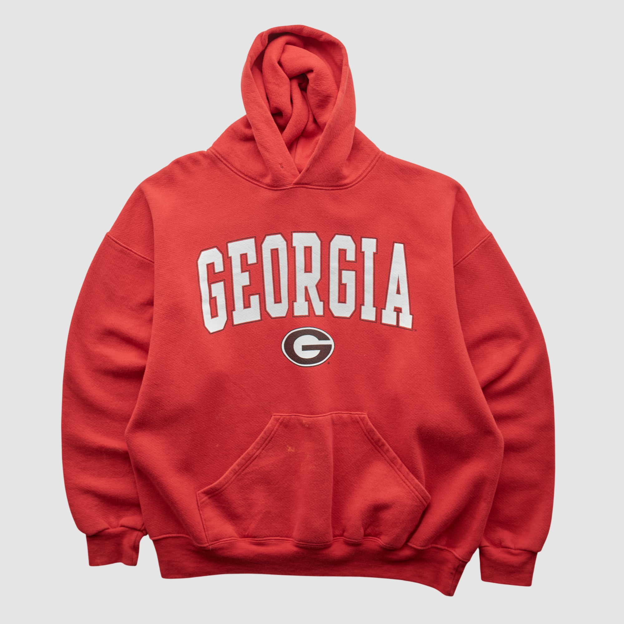 Georgia Bulldogs Soffe 2000s Hooded Pullover Sweatshirt - Red - S