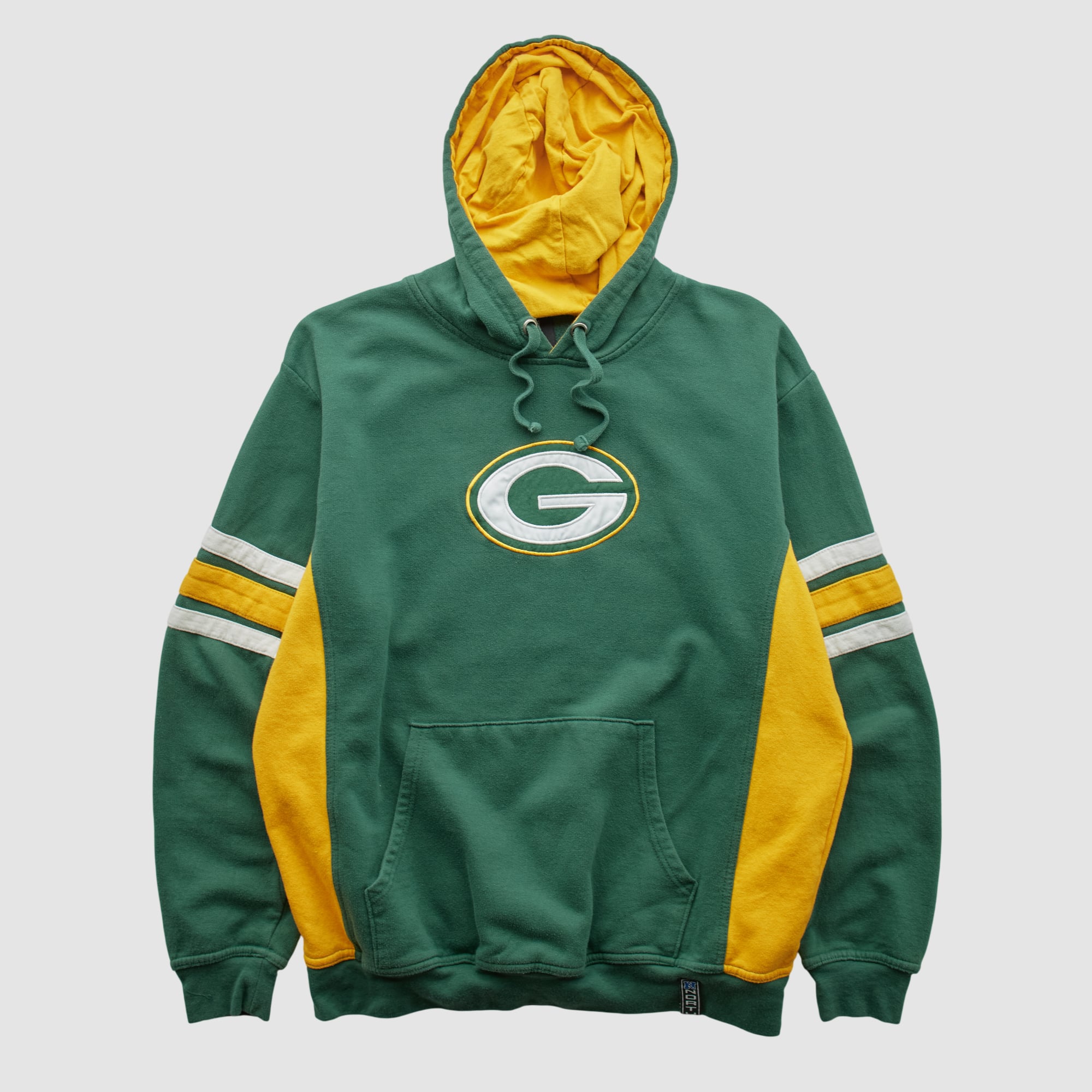 Green Bay Packers NFL 2000s Hooded Pullover Sweatshirt - Green - S