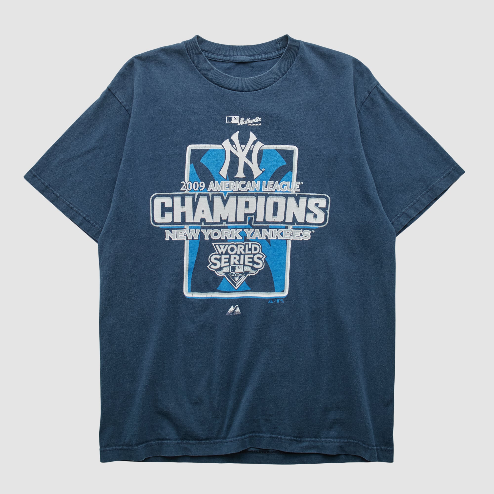 New York Yankees Majestic 2009 T-shirt - Navy - M