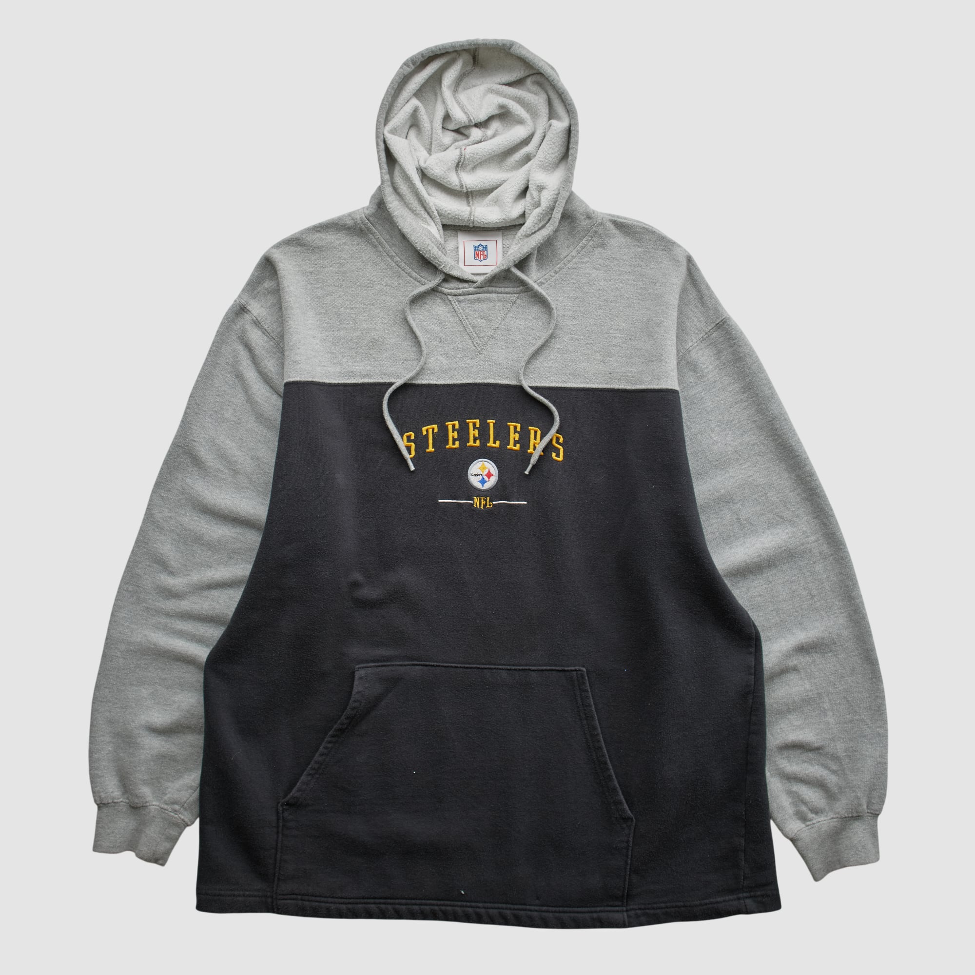 Pittsburgh Steelers NFL 2000s Hooded Pullover Sweatshirt - Black - L