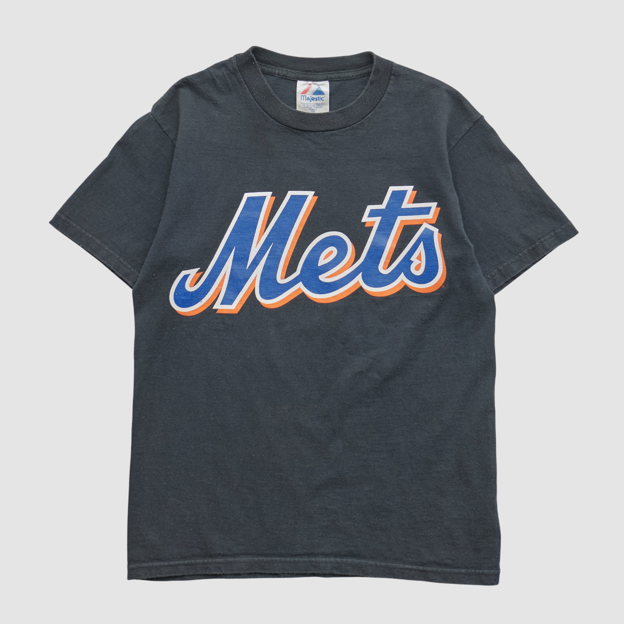 New York Mets Majestic 2000s T-shirt - Black - S
