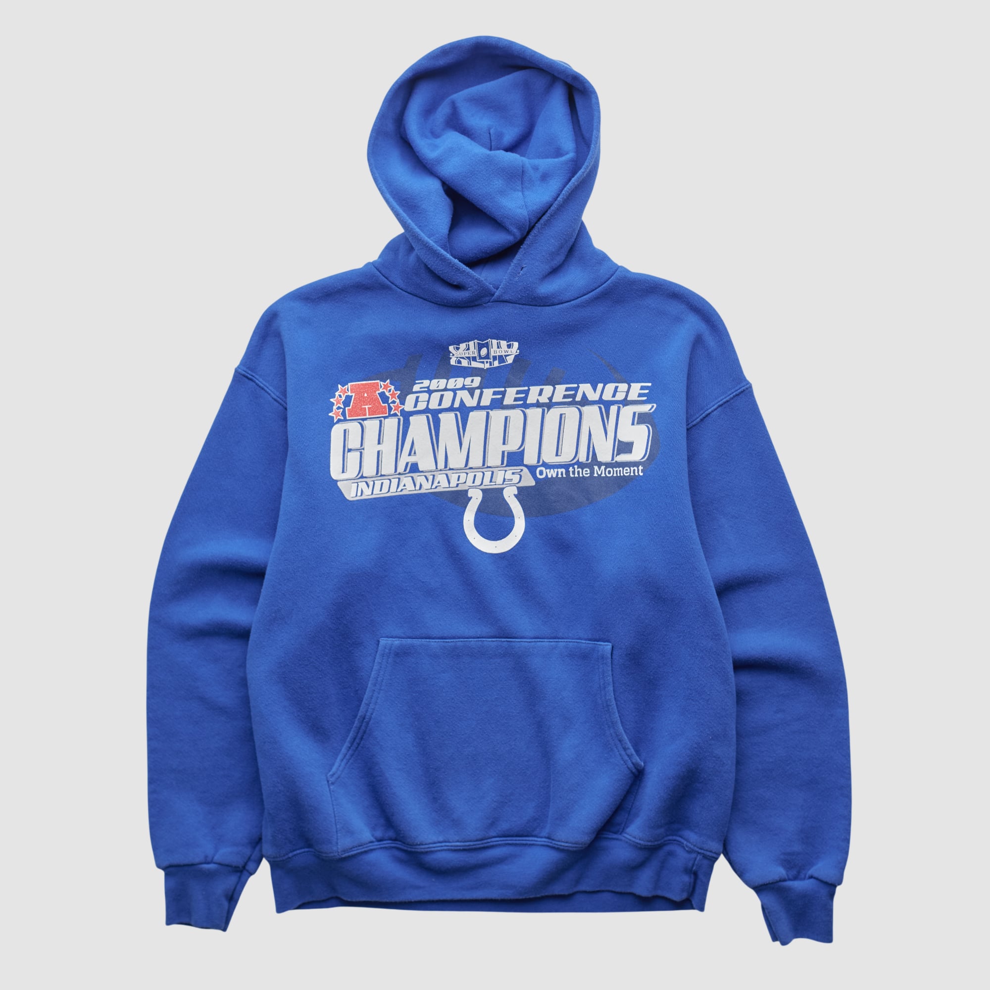 Indianapolis Colts NFL 2009 Hooded Pullover Sweatshirt - Blue - S